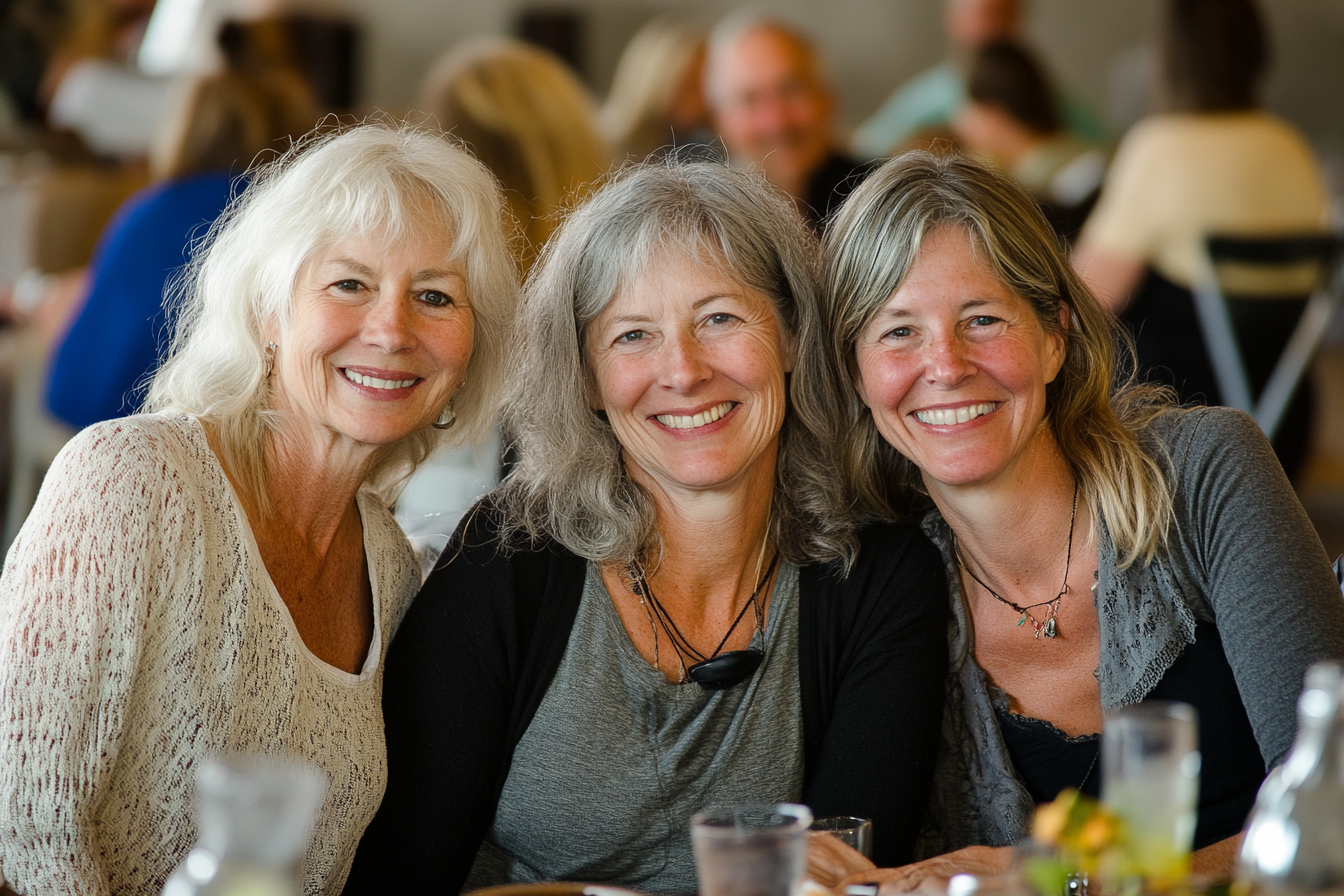 Women at a high school reunion | Source: Midjourney