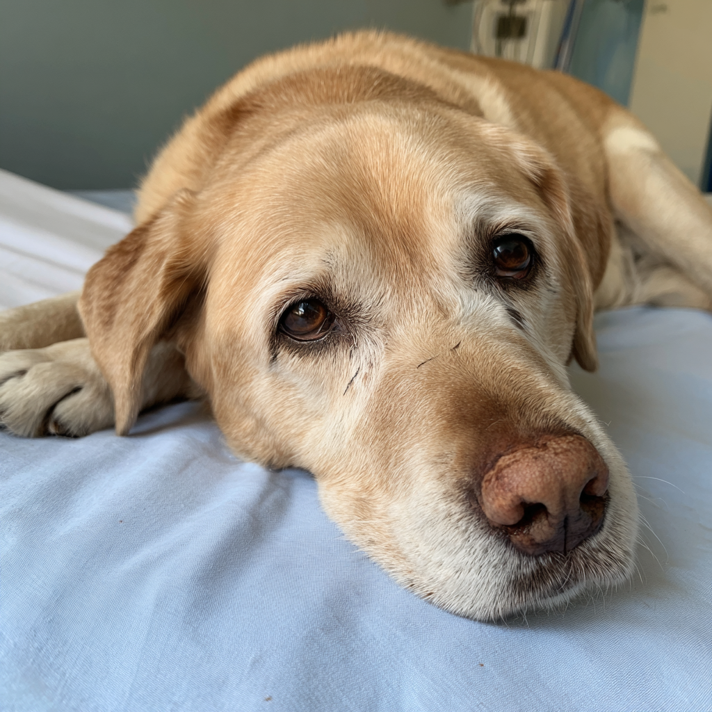 A close-up of a dog | Source: Midjourney
