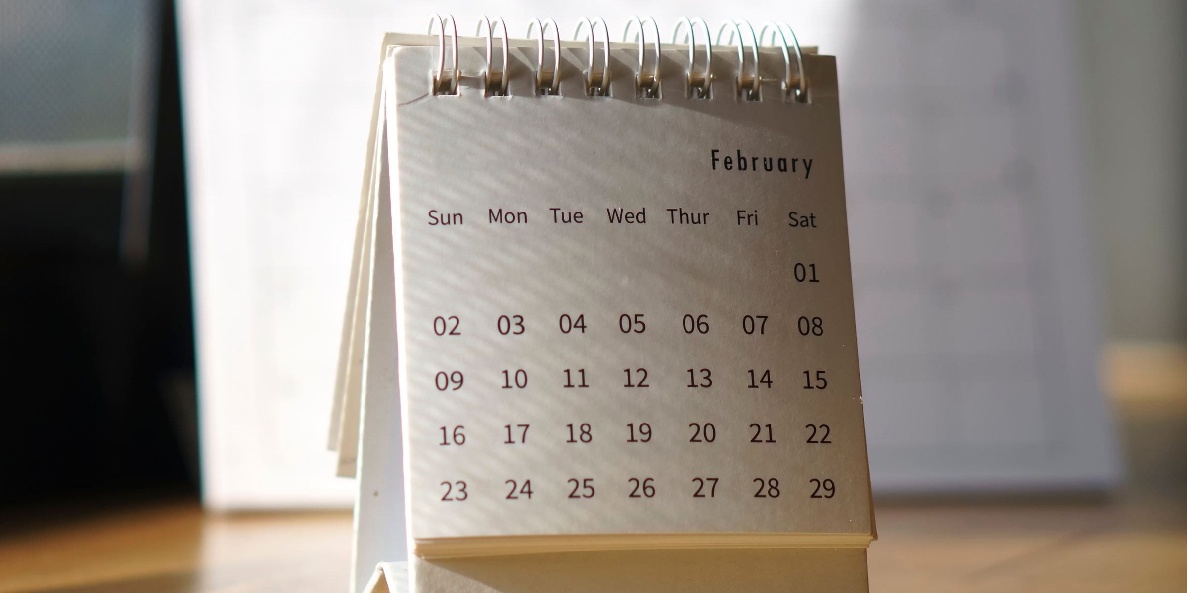 A plain calendar | Source: Shutterstock