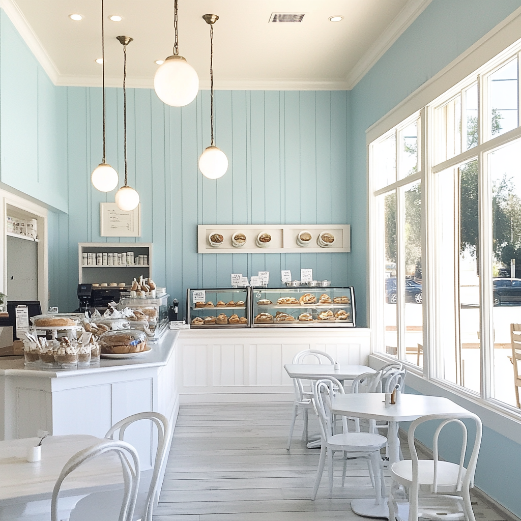 The interior of a bakery | Source: Midjourney