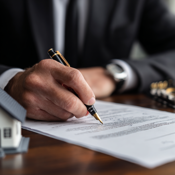 A lawyer signing documents | Source: Midjourney