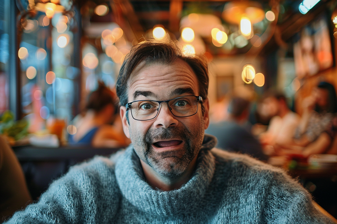 A friendly man in a restaurant | Source: Midjourney