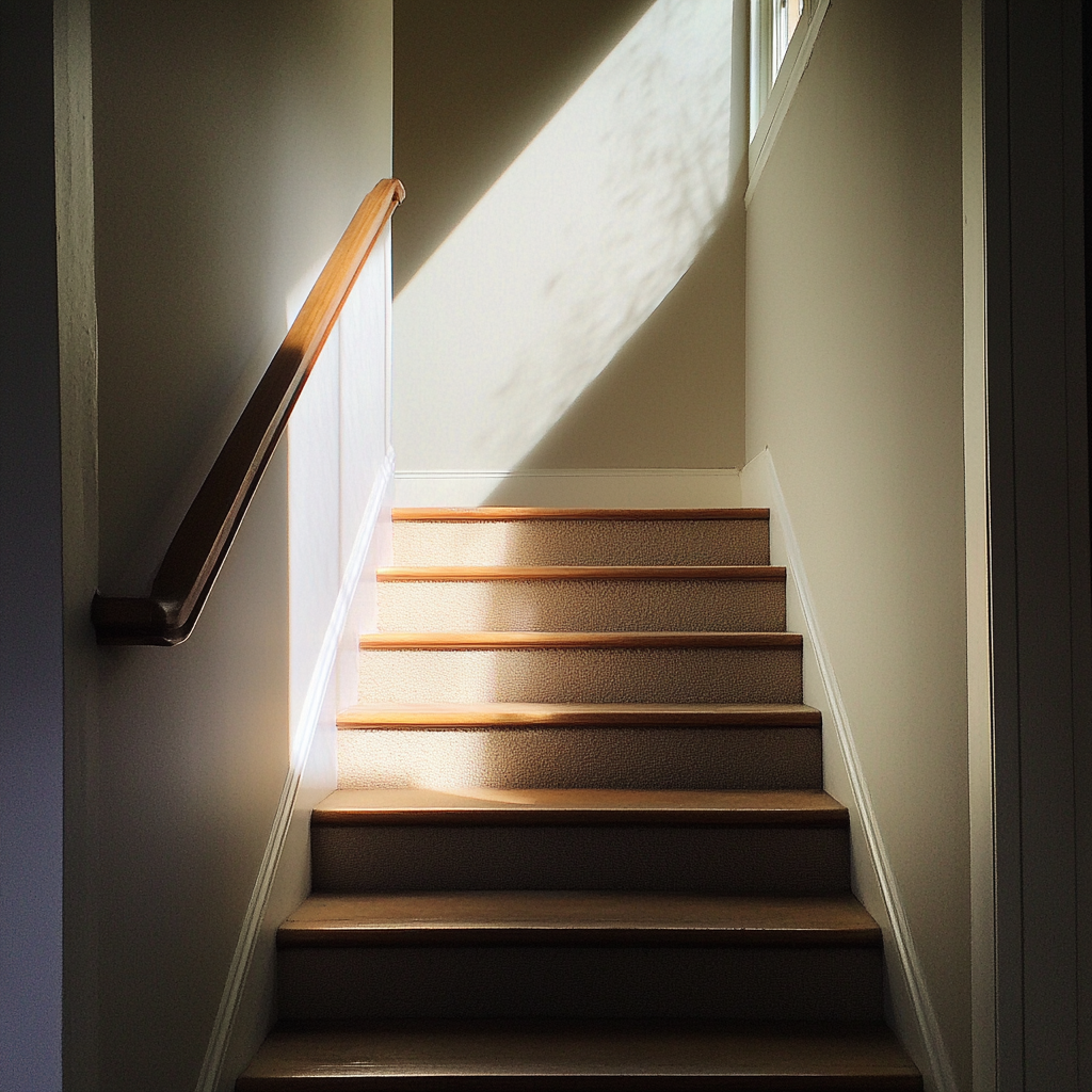 A staircase to a basement | Source: Midjourney