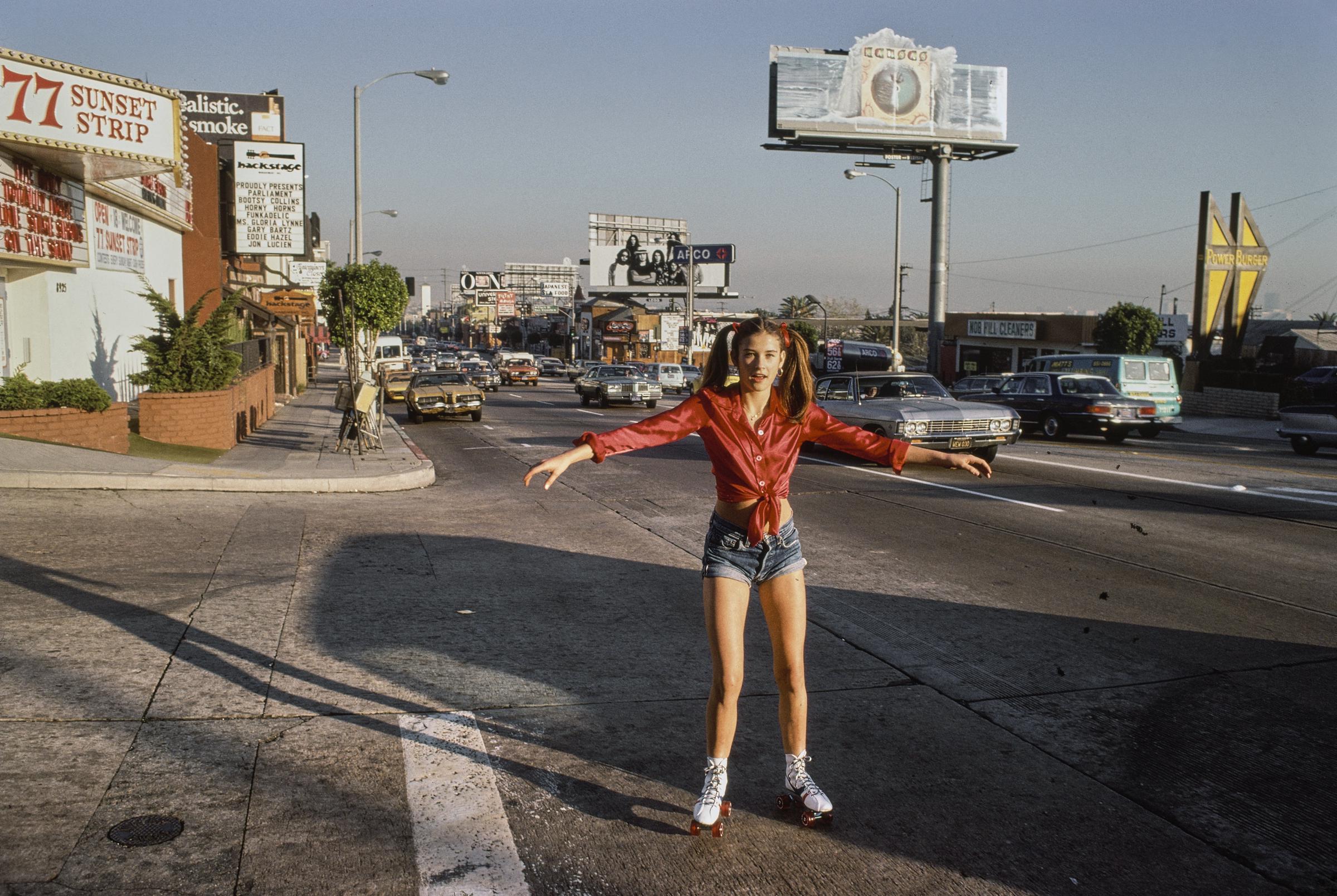 Demi Moore during a photo shoot explaining the typical life of a Los Angeles teenager in Los Angeles, California, circa 1977. | Source: Getty Images