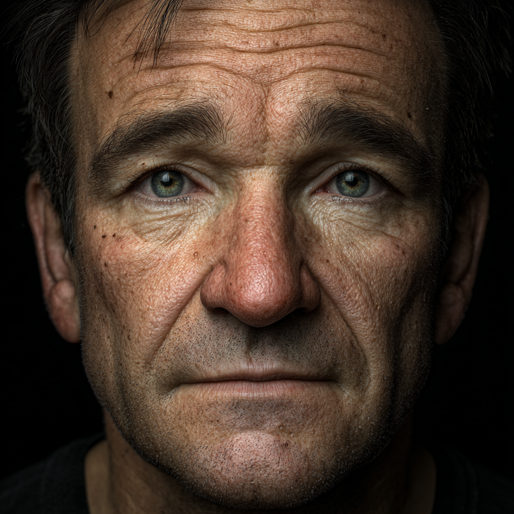 A sad man with hope and longing filled in his eyes | Source: Midjourney