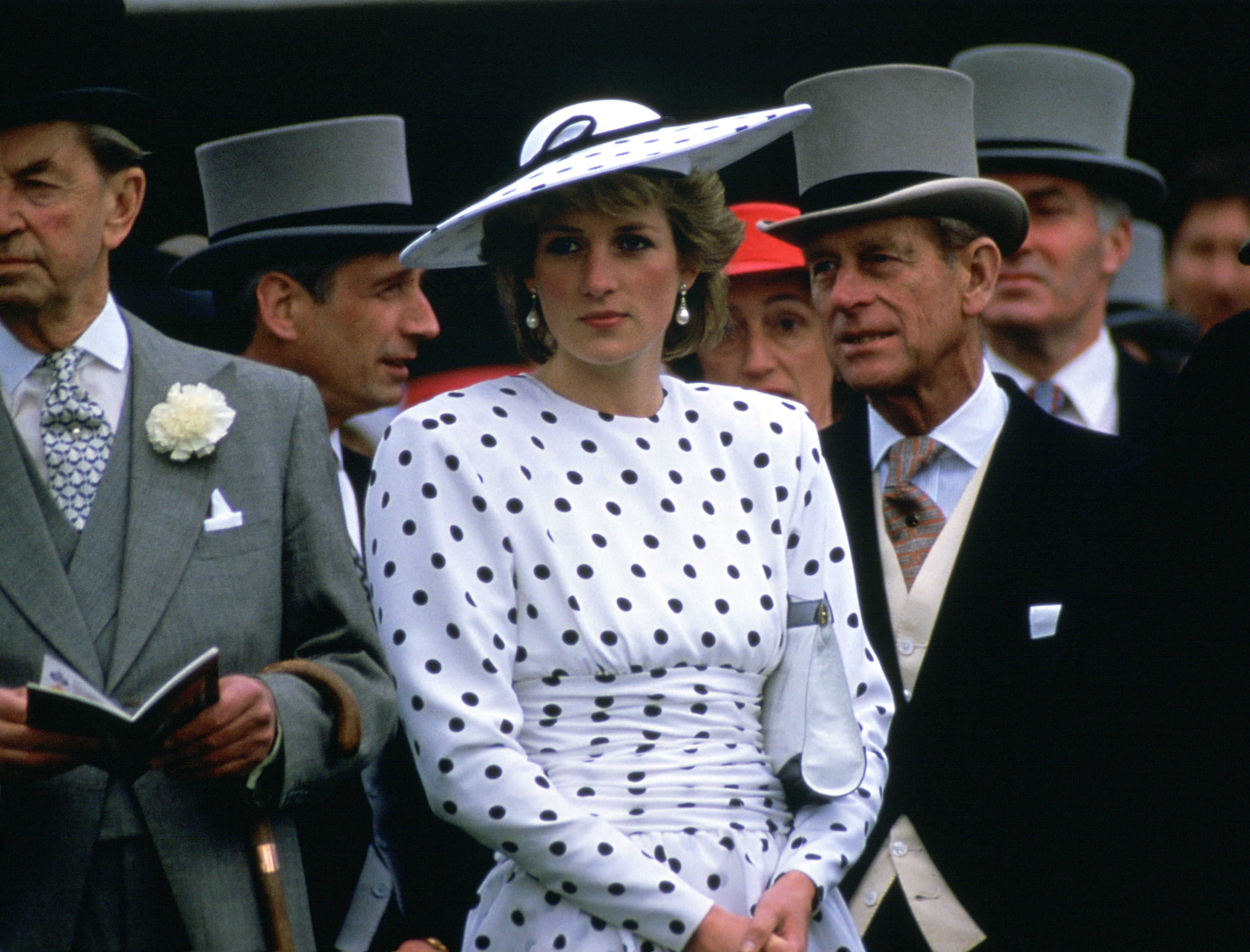 Princess Diana during Derby Day in June 1986 | Source: Getty Images