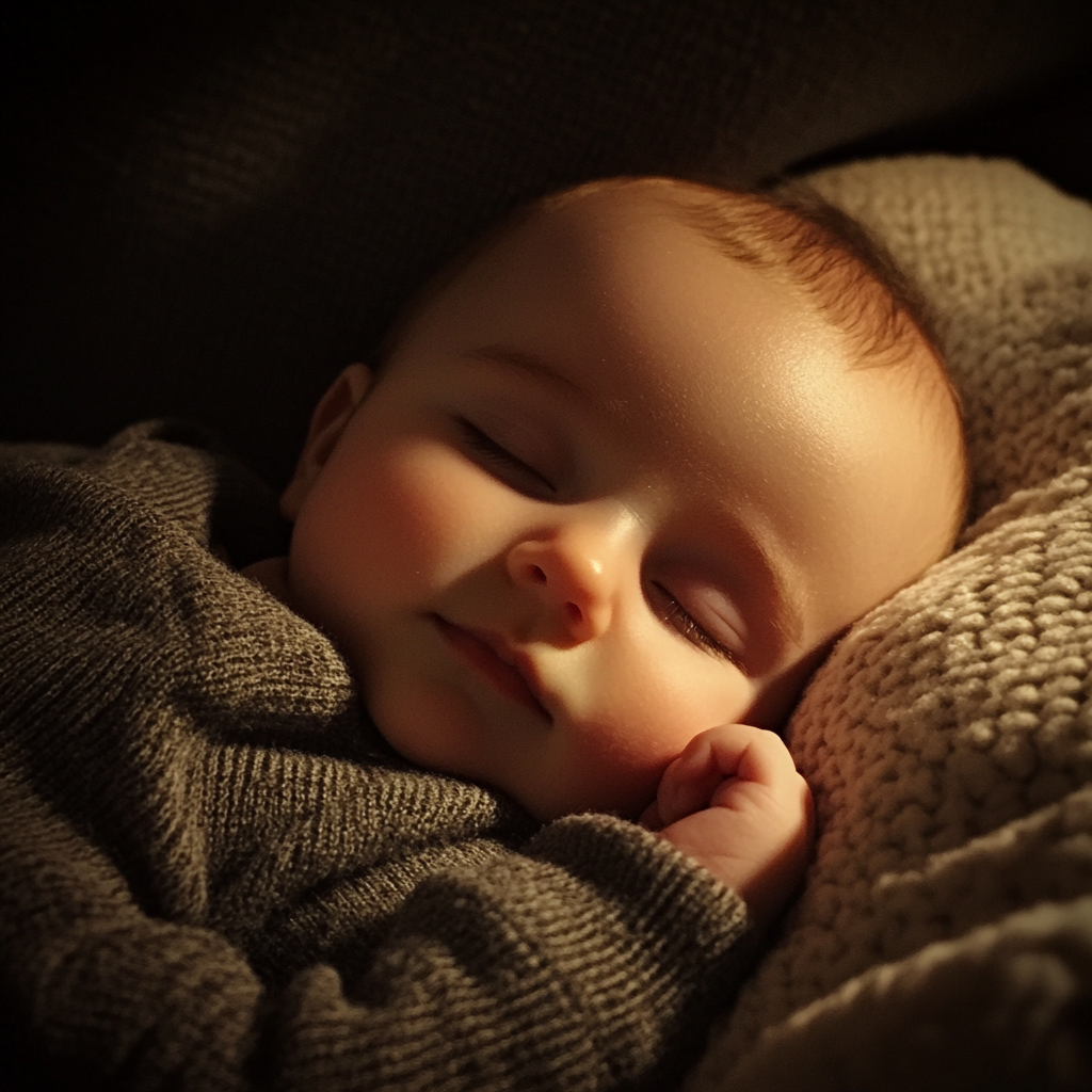 A sleeping baby boy | Source: Midjourney