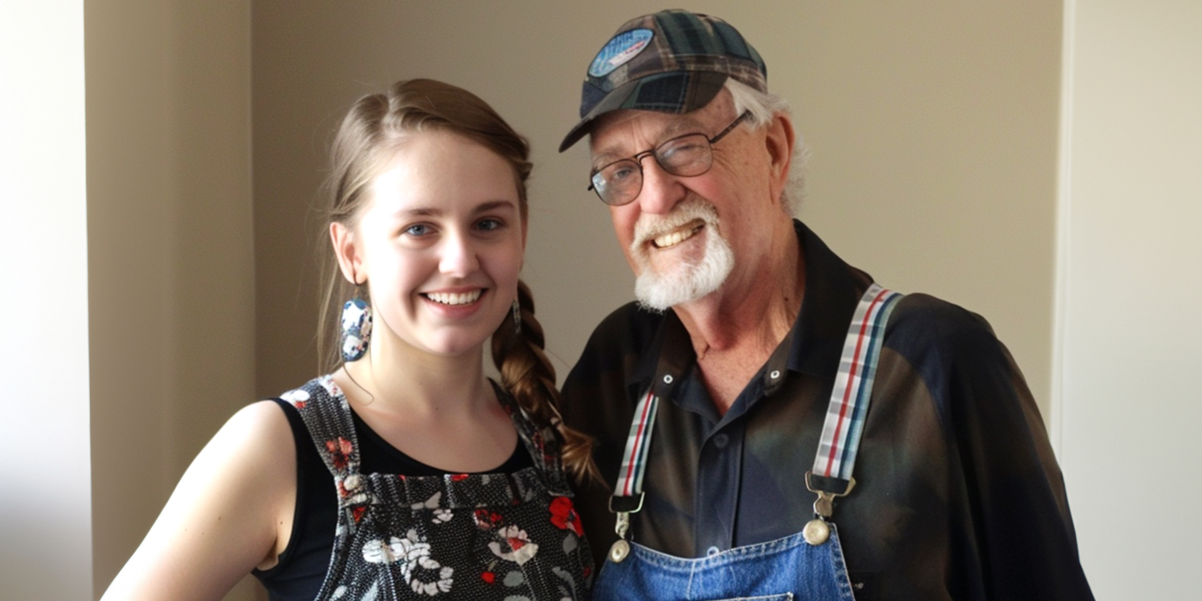 A young woman and an older man smiling | Source: AmoMama