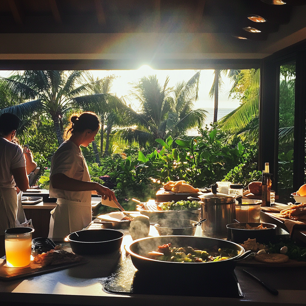 A cooking class | Source: Midjourney