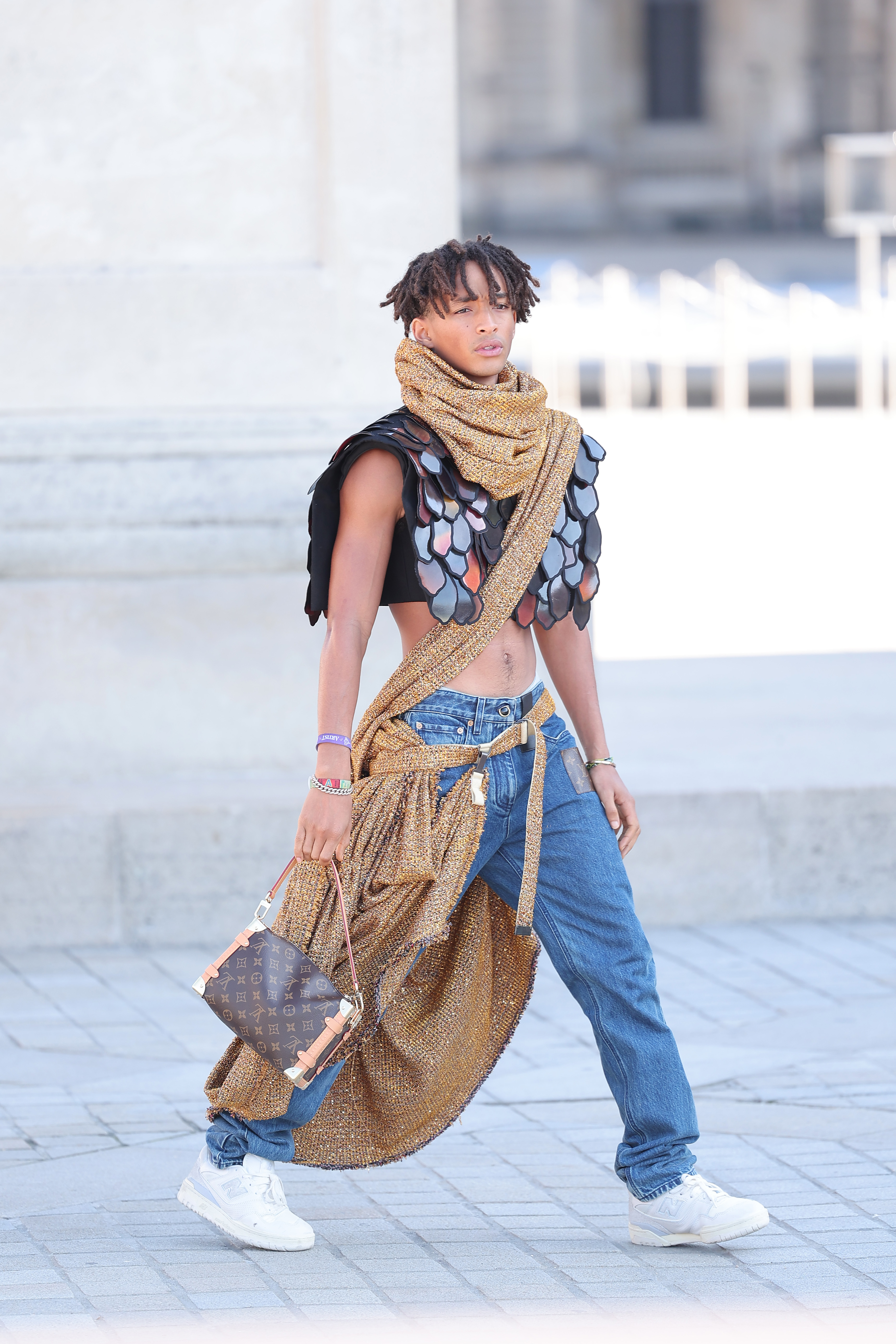 Jaden Smith attends the Louis Vuitton Womenswear Spring/Summer 2023 show as part of Paris Fashion Week on October 04, 2022 in Paris, France. | Source: Getty Images