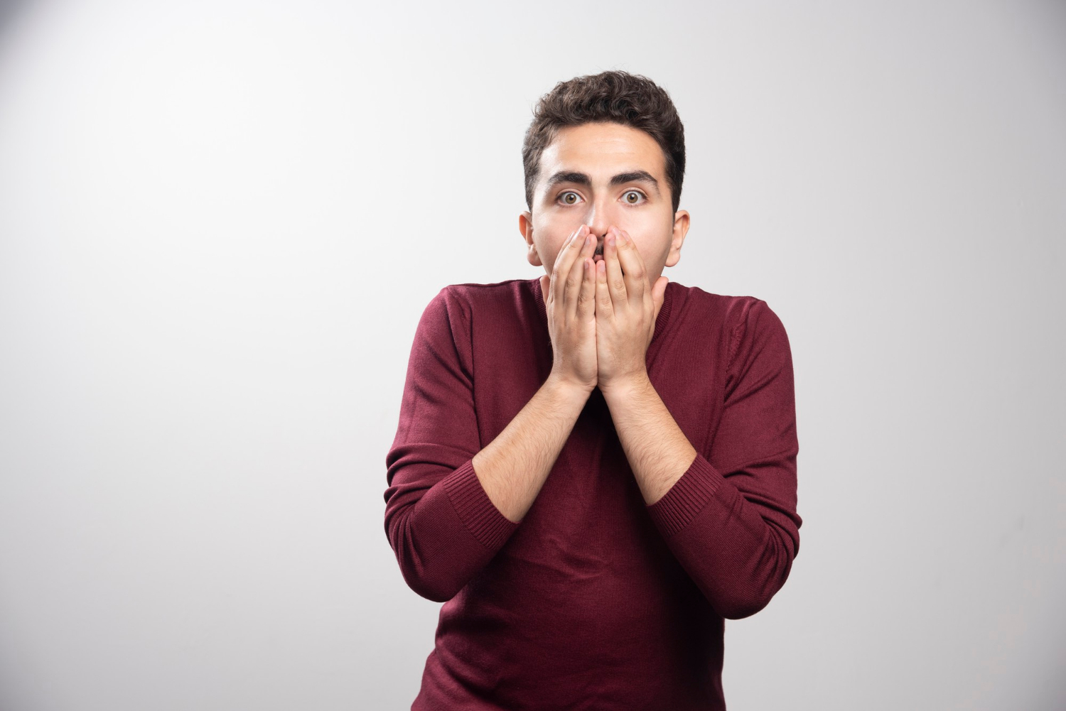 A shocked man | Source: Freepik