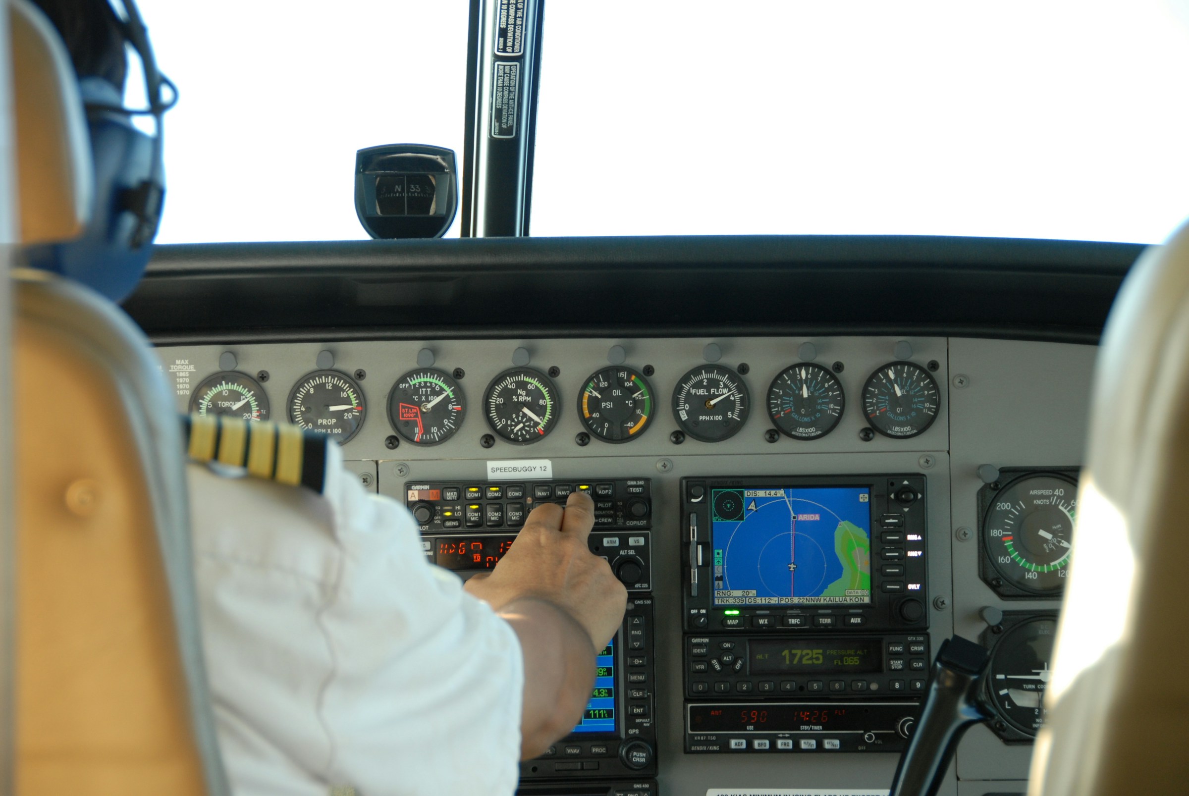 A pilot in the cockpit | Source: Unsplash