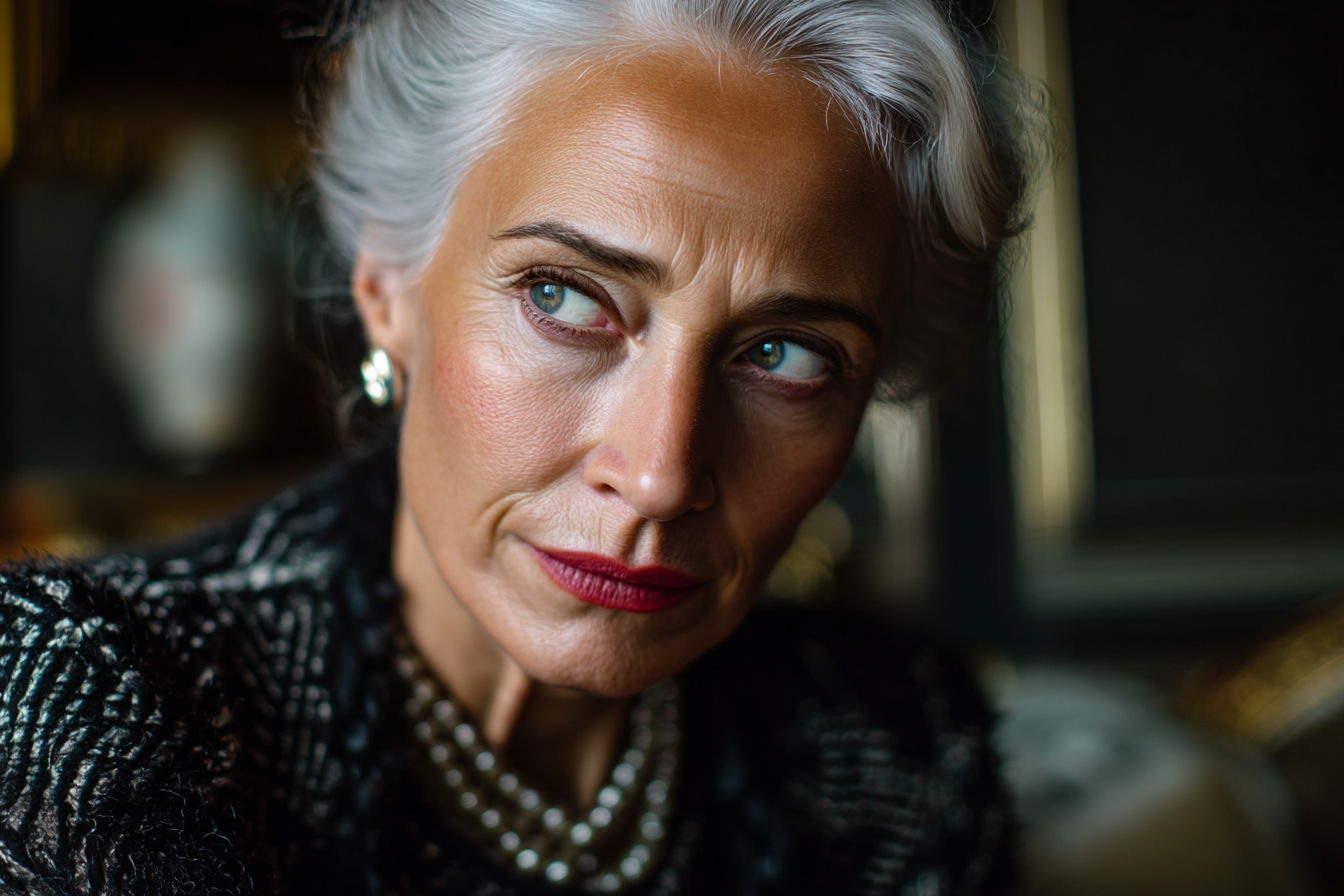 A close-up shot of an older woman | Source: Midjourney