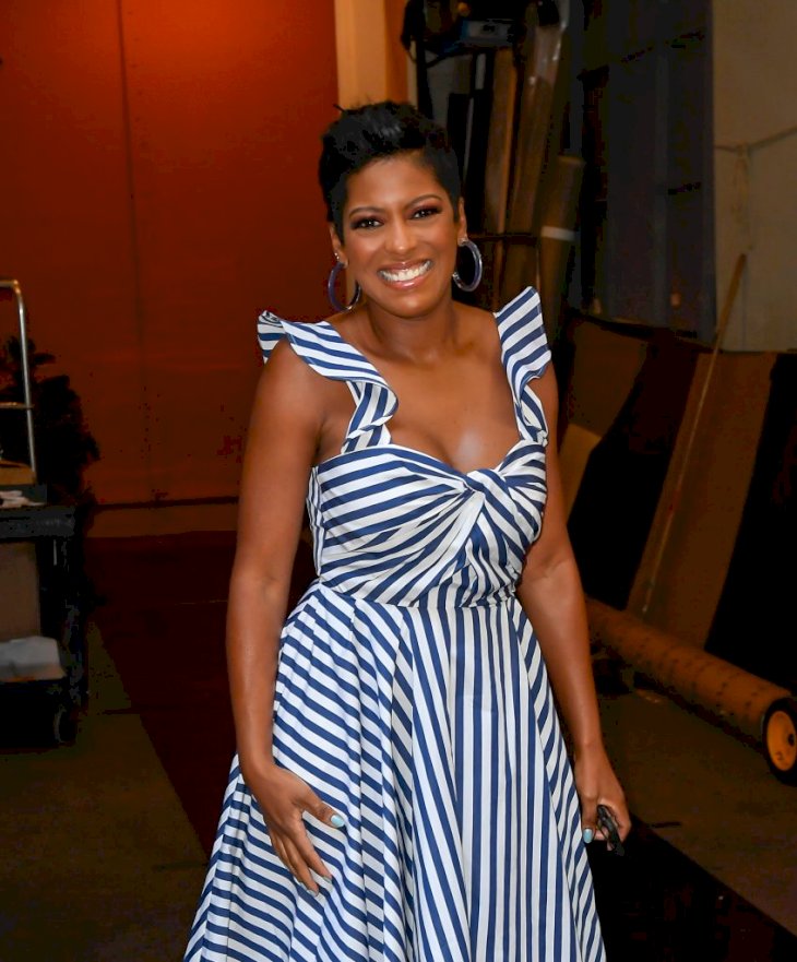 Tamron Hall is seen on the set of "Live with Kelly and Ryan" on July 29, 2019 in New York City. | Photo by Raymond Hall/GC Images