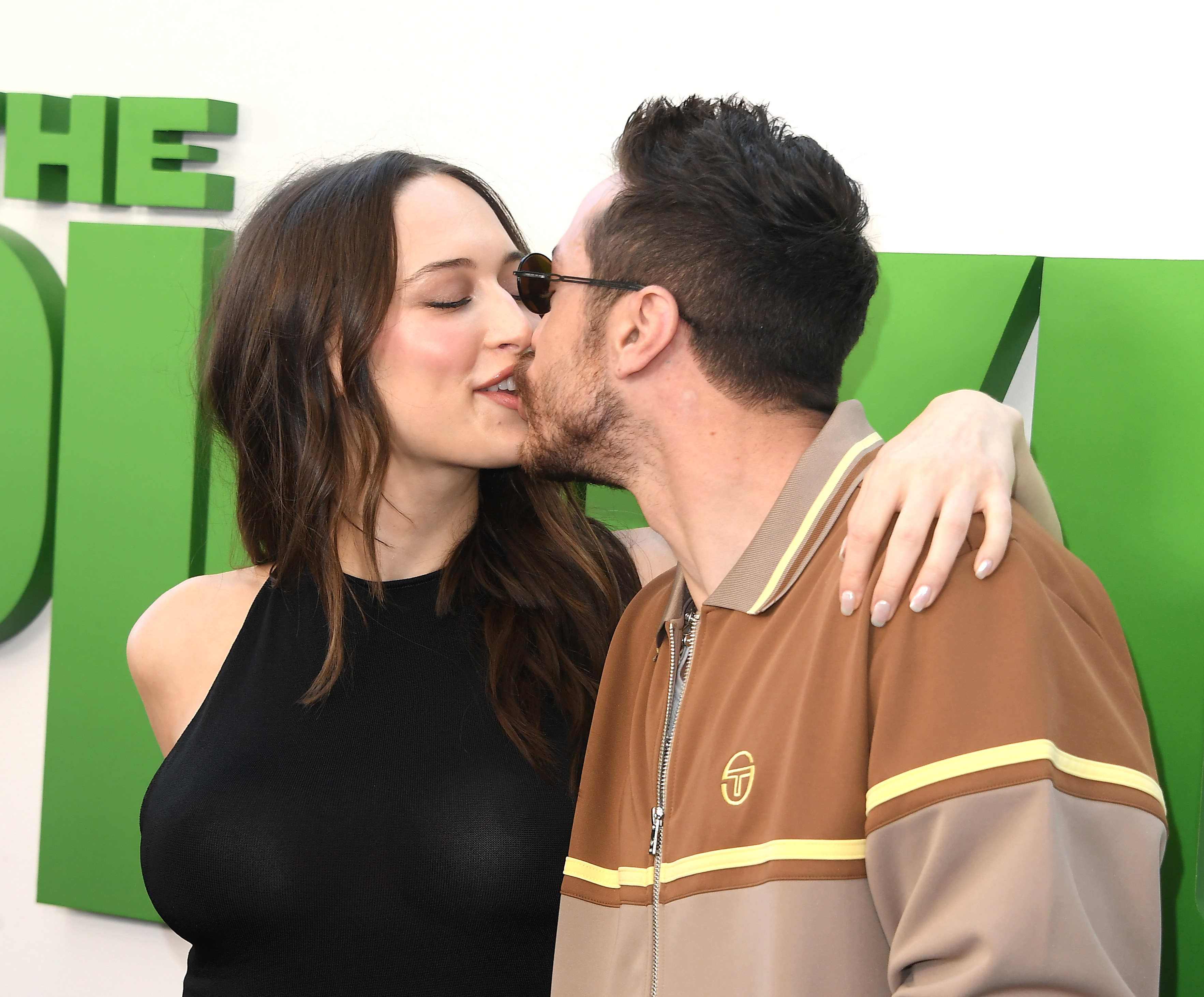 Elsie Hewitt and Pete Davidson arrives at the at Regal LA Live on July 27, 2025 in Los Angeles, California. | Source: Getty Images