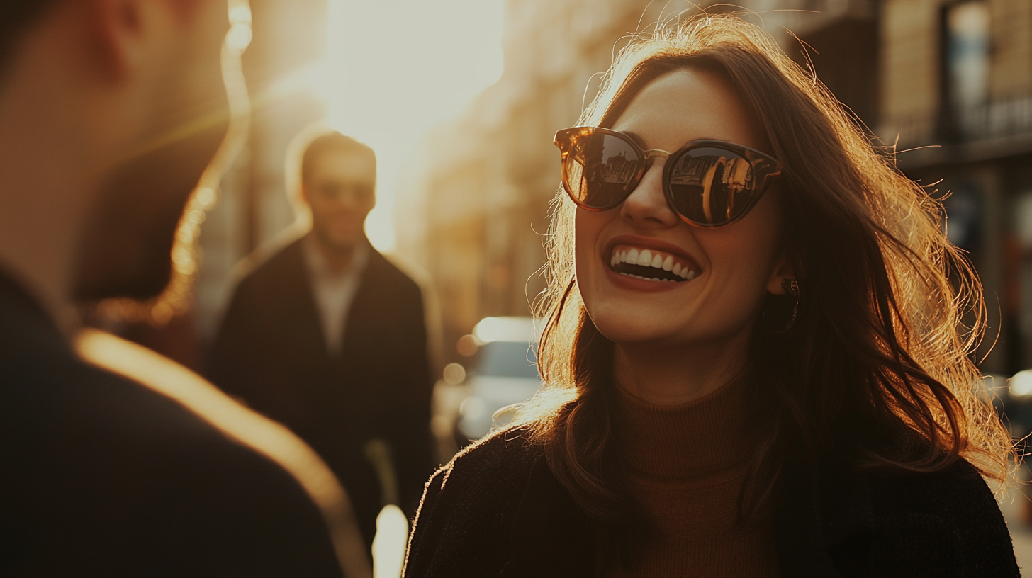 A woman in a sunglasses | Source: Midjourney