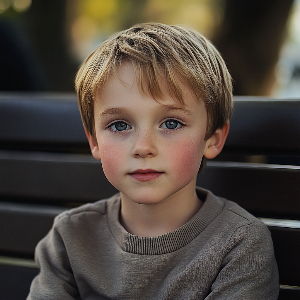 A boy sitting on a bench | Source: Midjourney