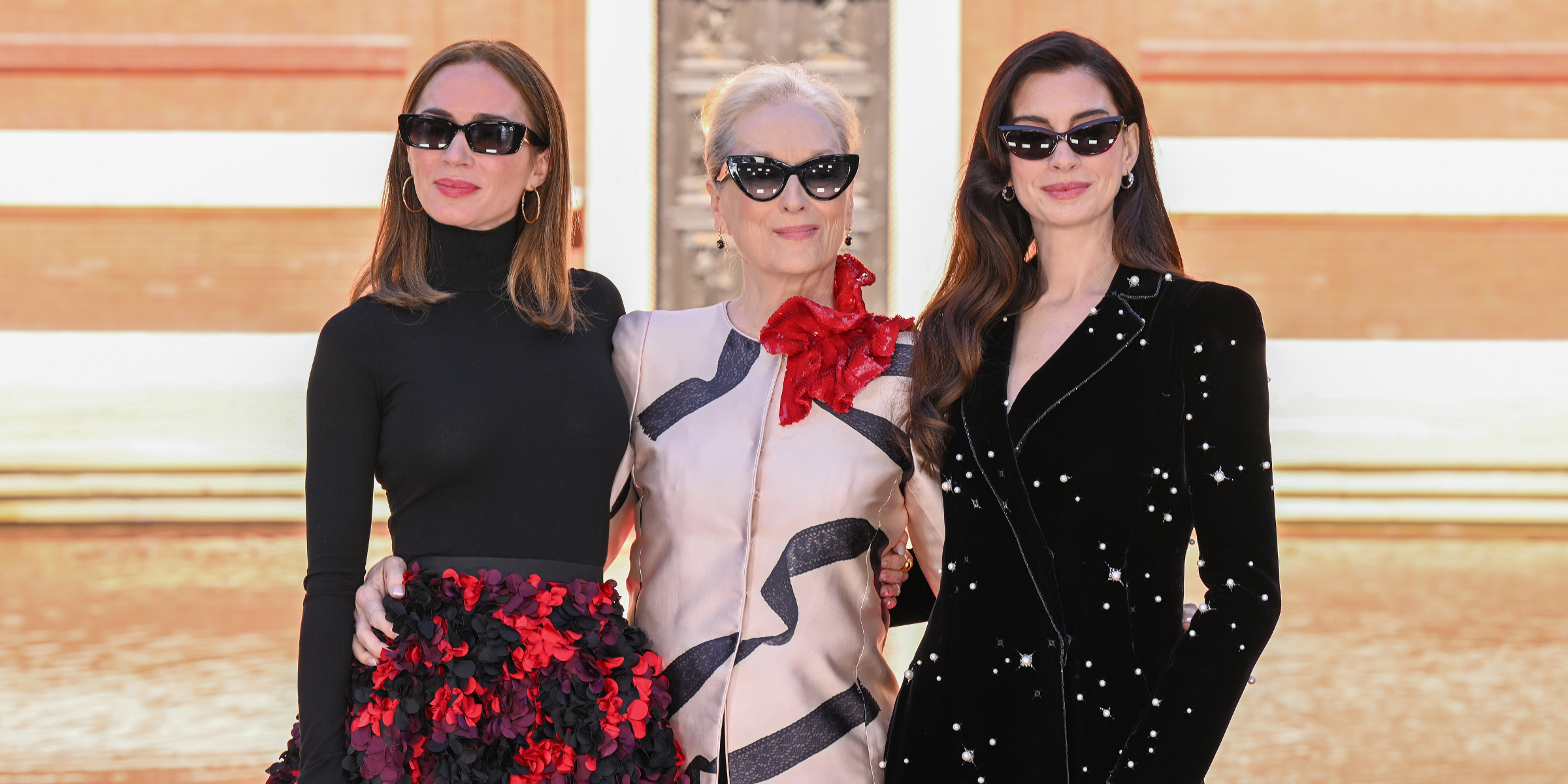 Emily Blunt, Meryl Streep, Anne Hathaway | Source: Getty Images
