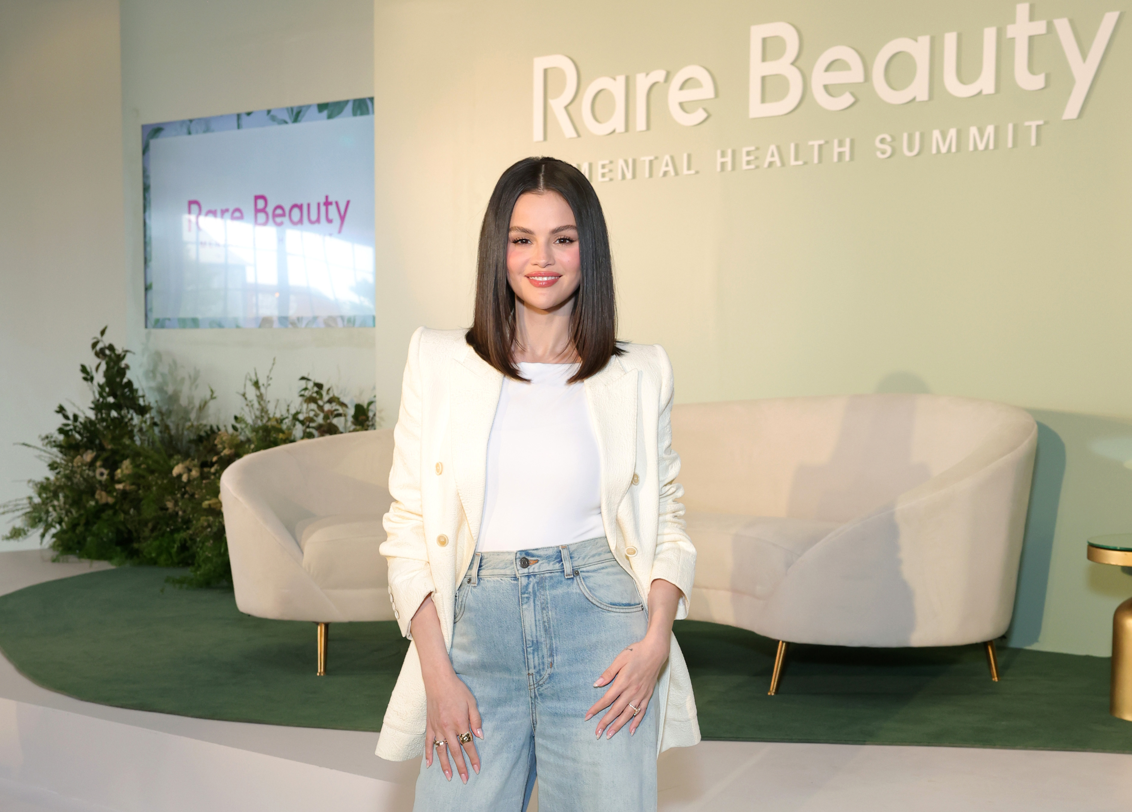 Selena Gomez attends Rare Beauty's 4th annual Mental Health Summit at Rolling Greens on May 01, 2025 in Los Angeles, California. | Source: Getty Images