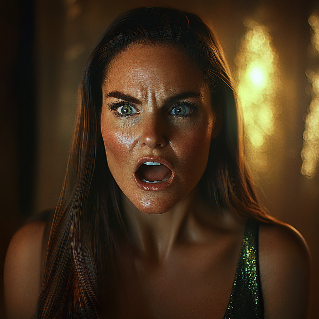 A stunned woman | Source: Midjourney