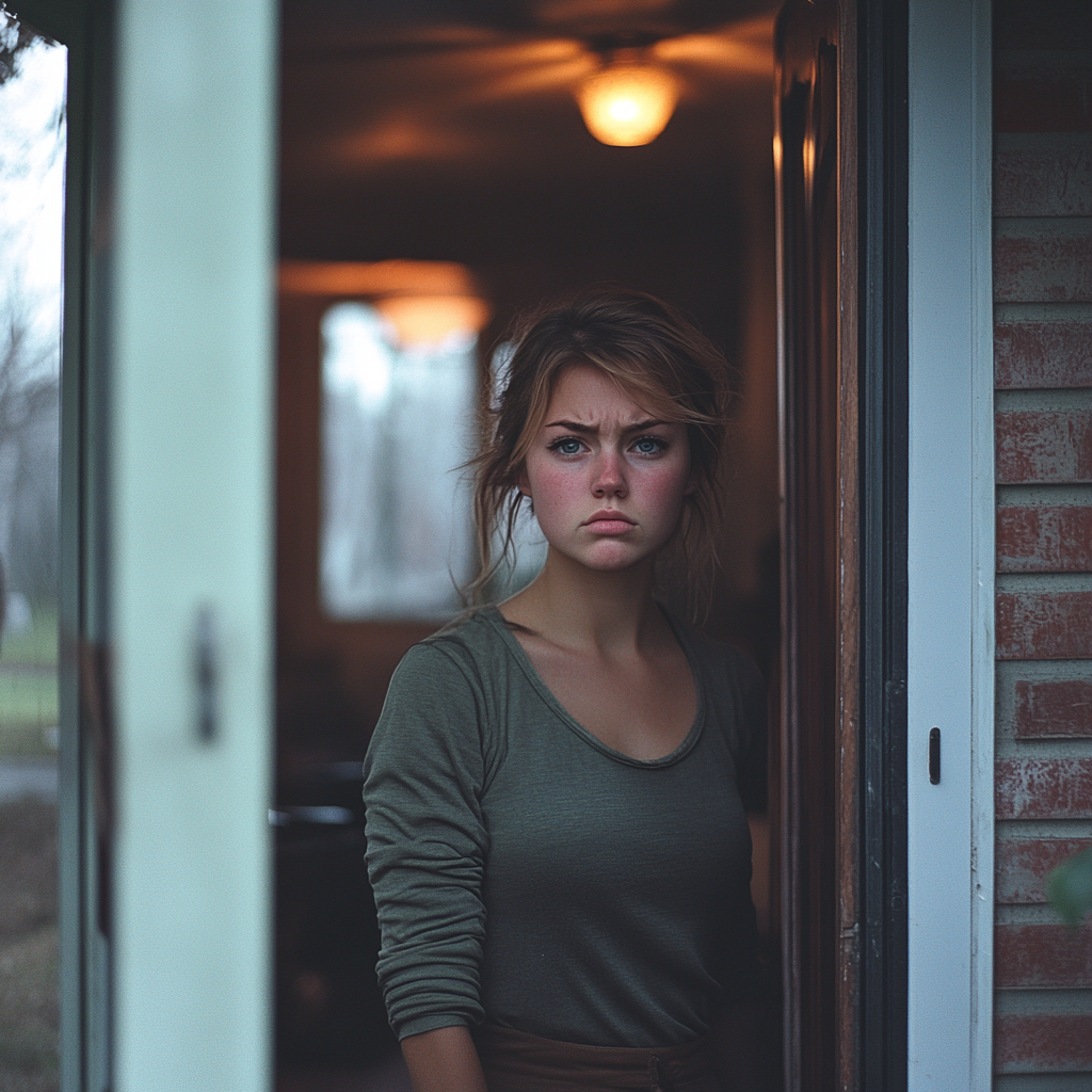 An angry woman leaving | Source: Midjourney