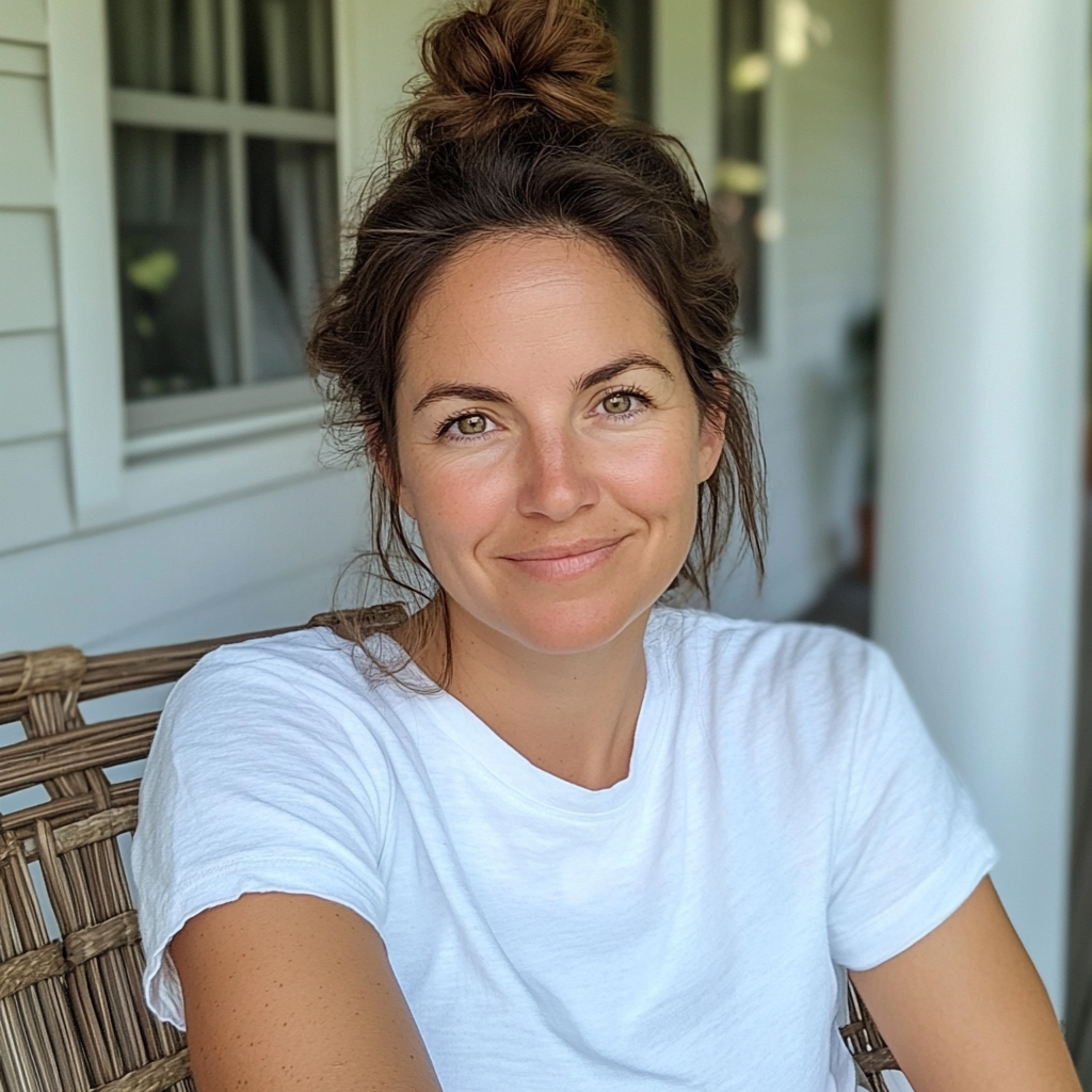 Uma mulher sorridente | Fonte: Midjourney