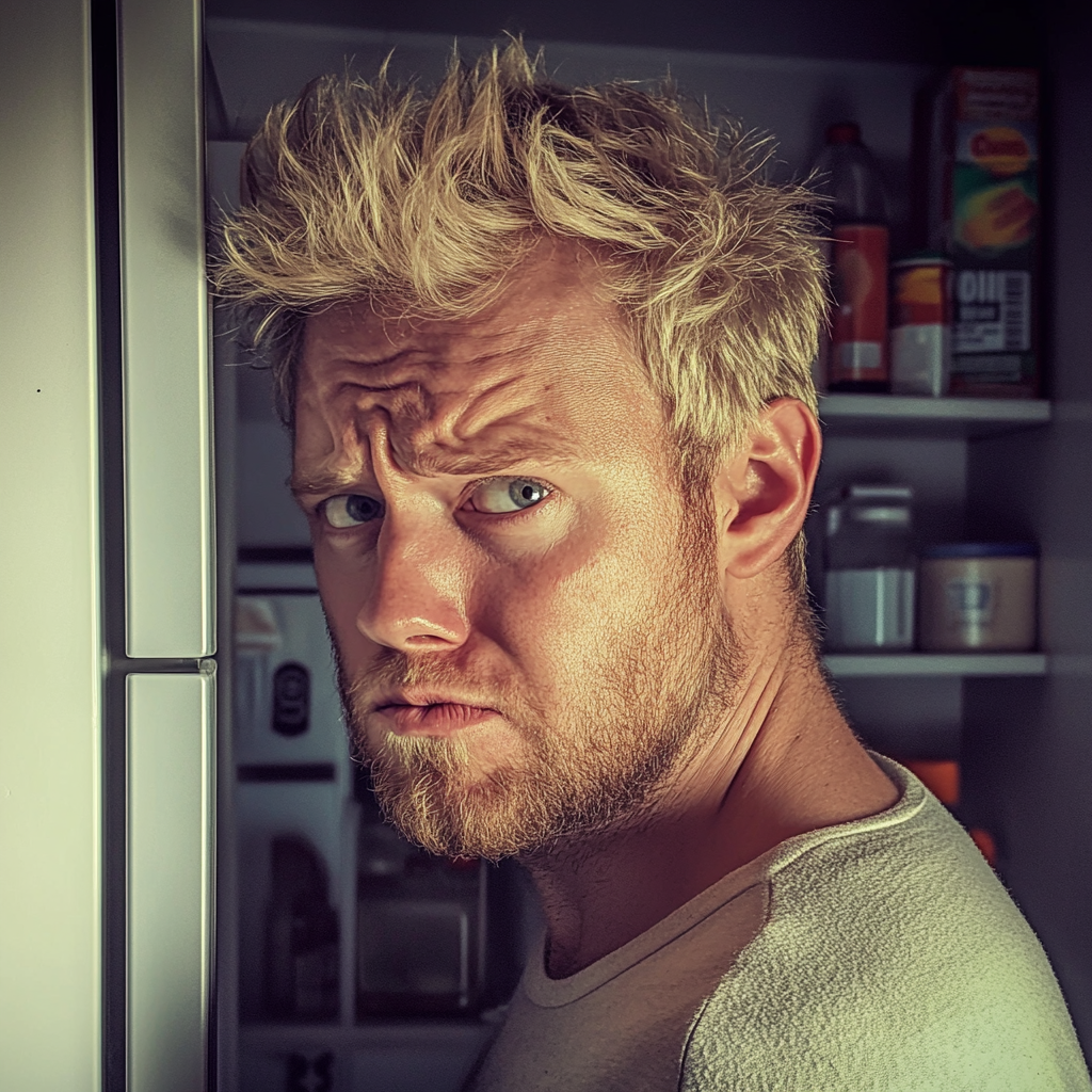 Un homme debout dans une cuisine | Source : Midjourney