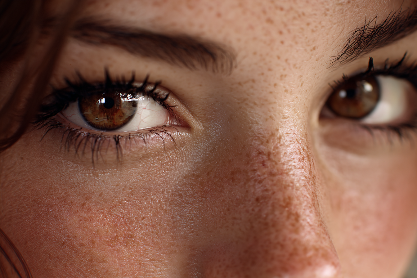 A woman's brown eyes | Source: Midjourney