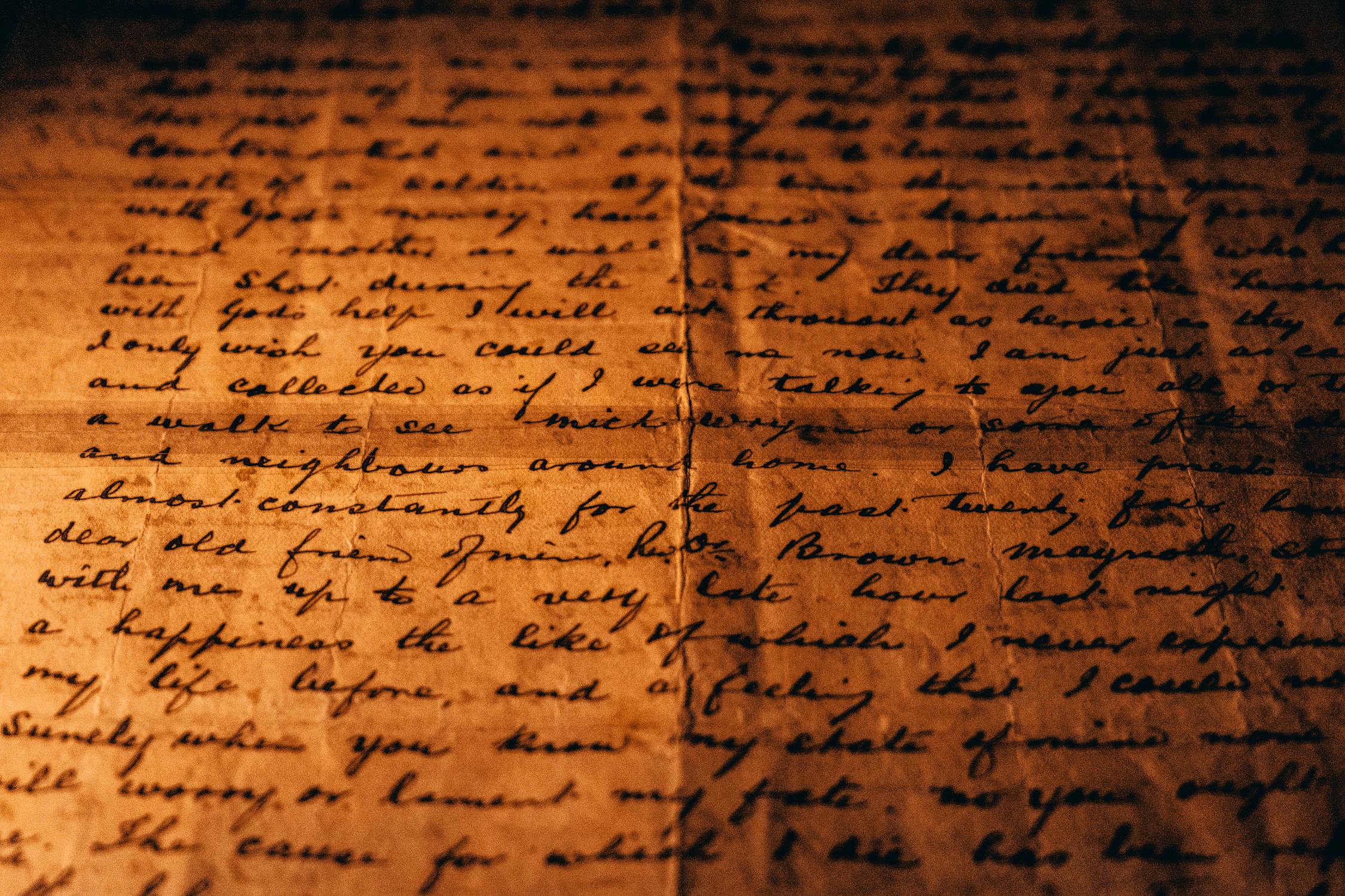 A handwritten note | Source: Pexels