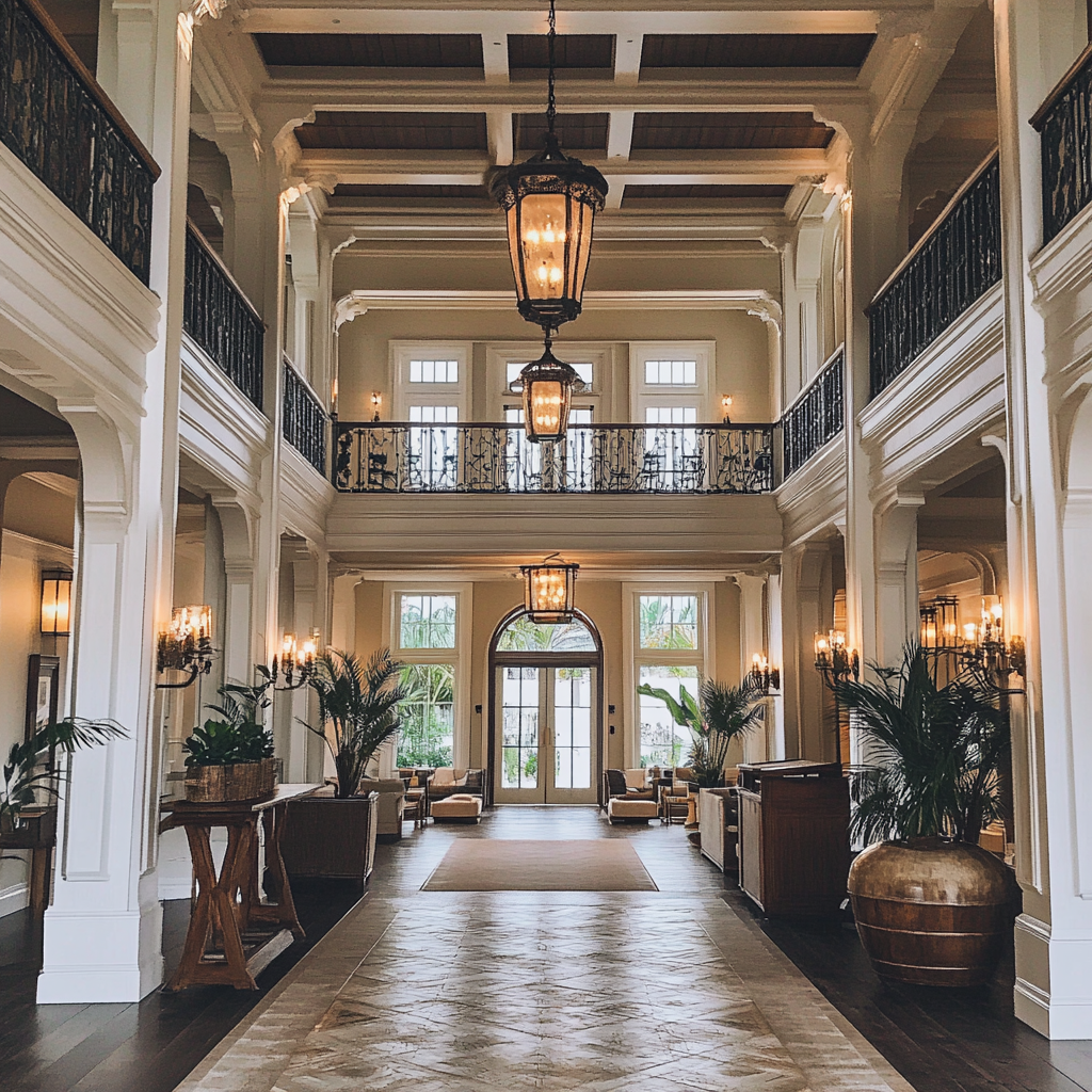 A hotel foyer | Source: Midjourney