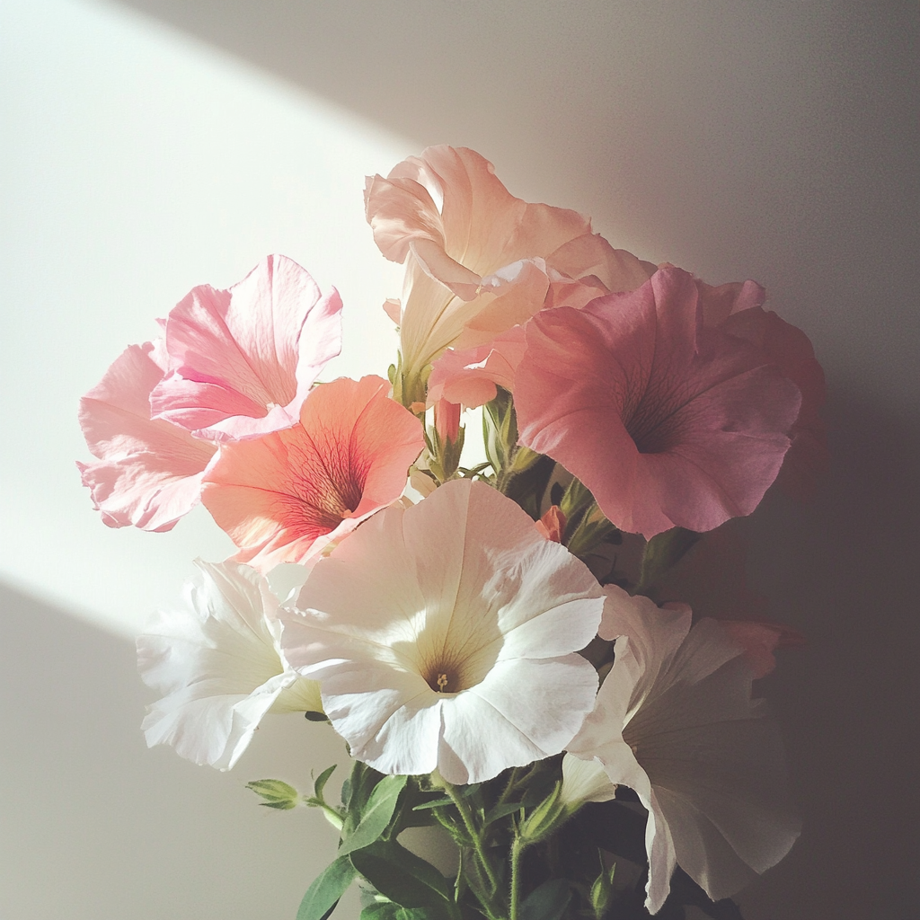 A bouquet of petunias | Source: Midjourney