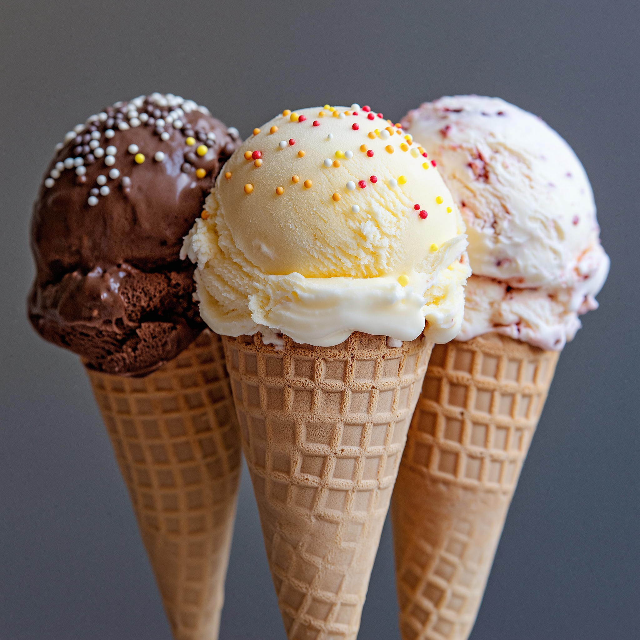 Ice cream cones | Source: Midjourney