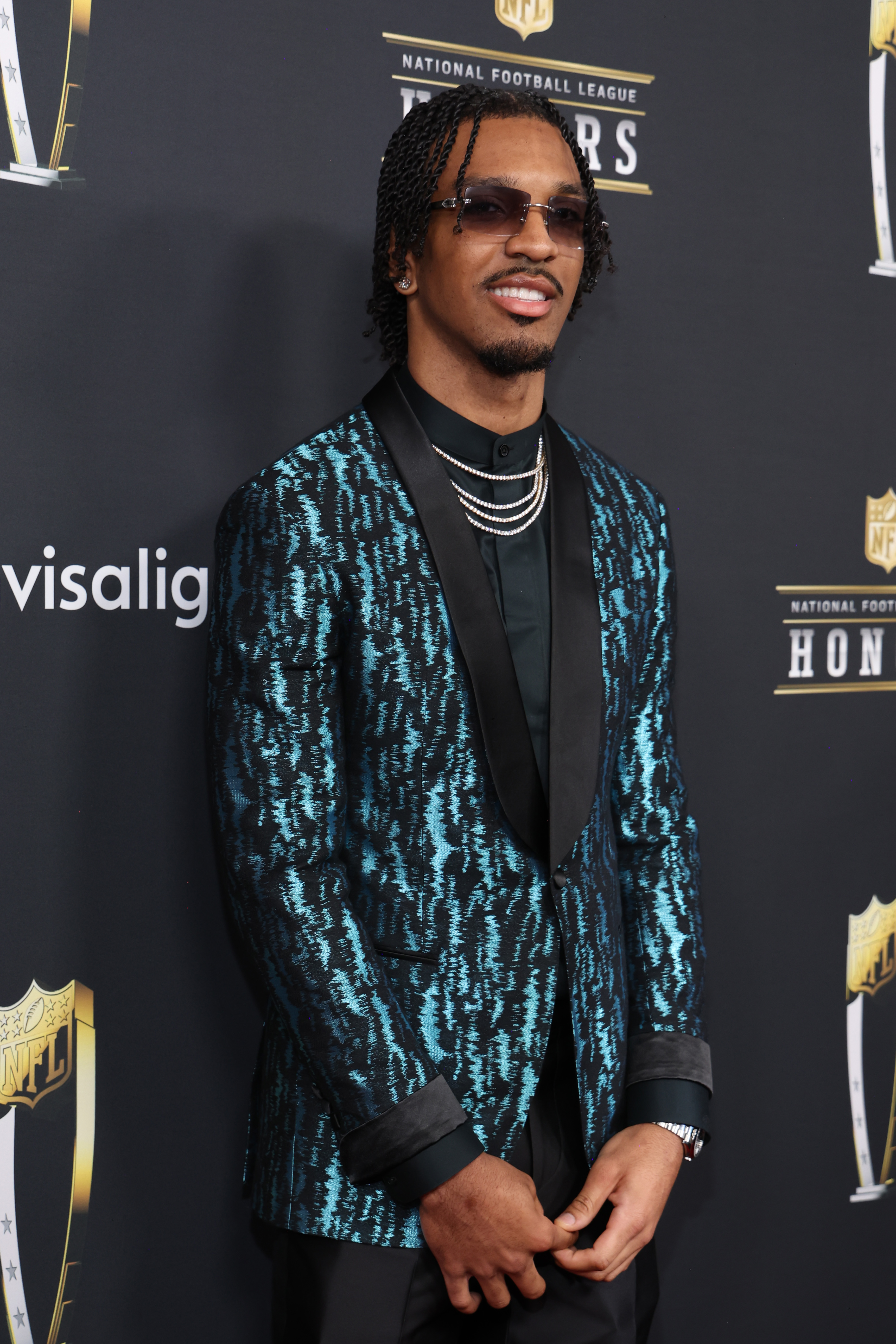 Jayden Daniels at the 14th Annual NFL Honors | Source: Getty Images