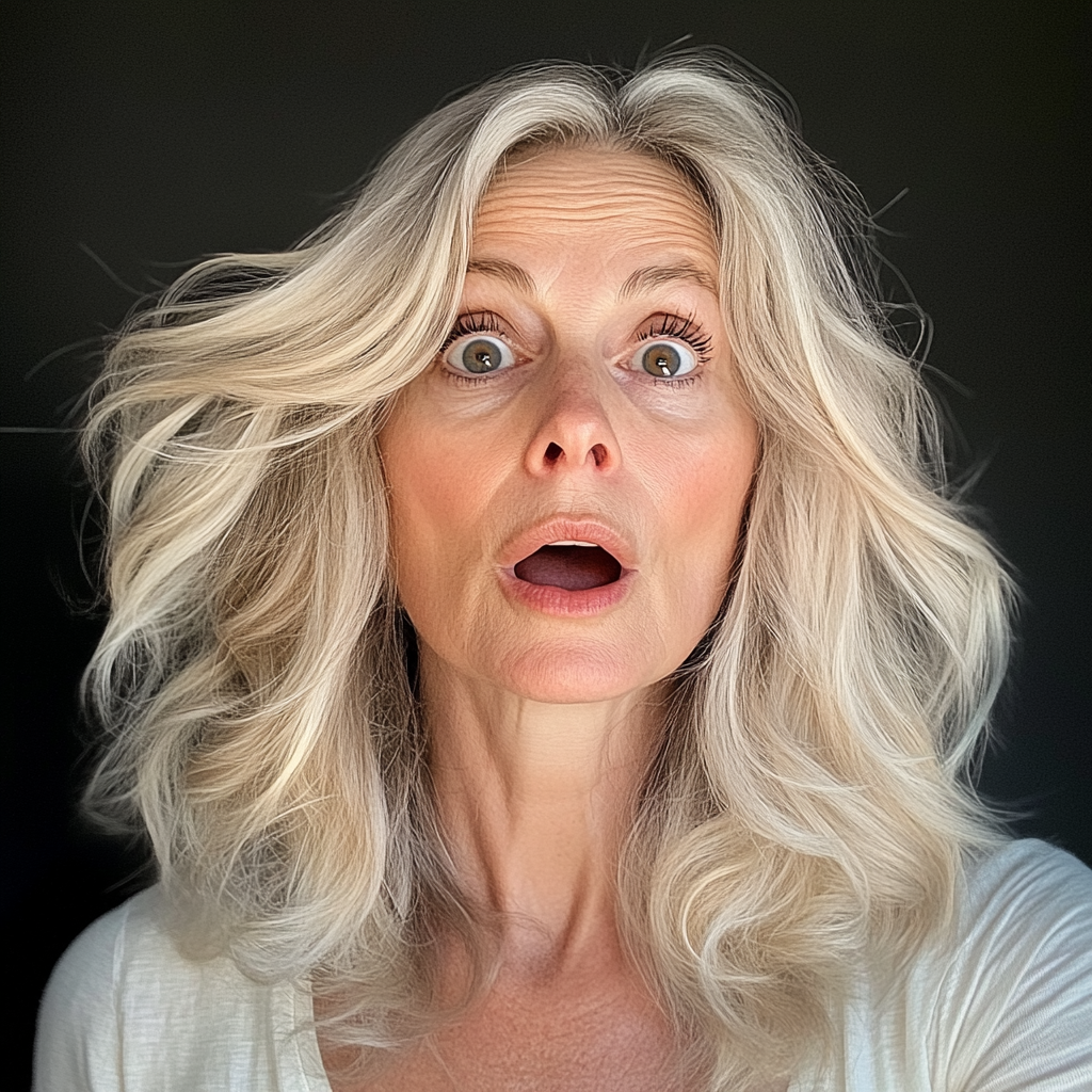 A surprised woman | Source: Midjourney