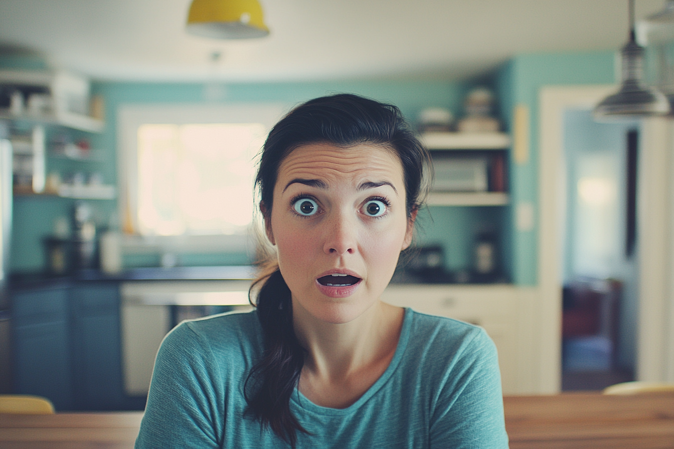 A shocked woman | Source: Midjourney