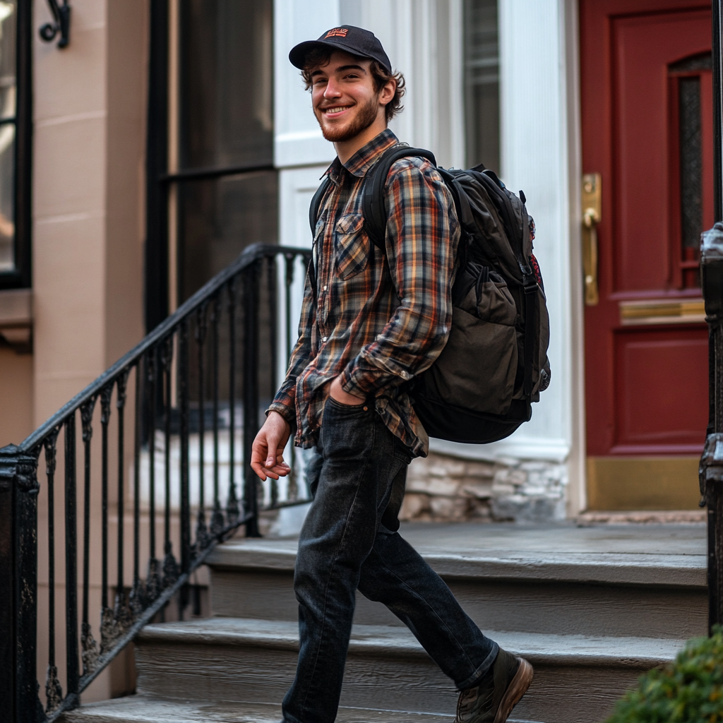 A man leaving for work | Source: Midjourney