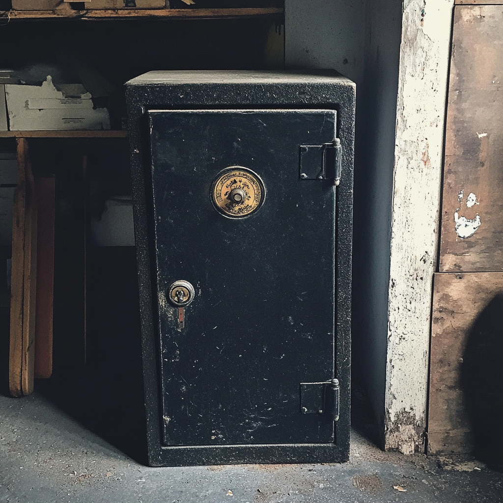 A safe in a garage | Source: Midjourney