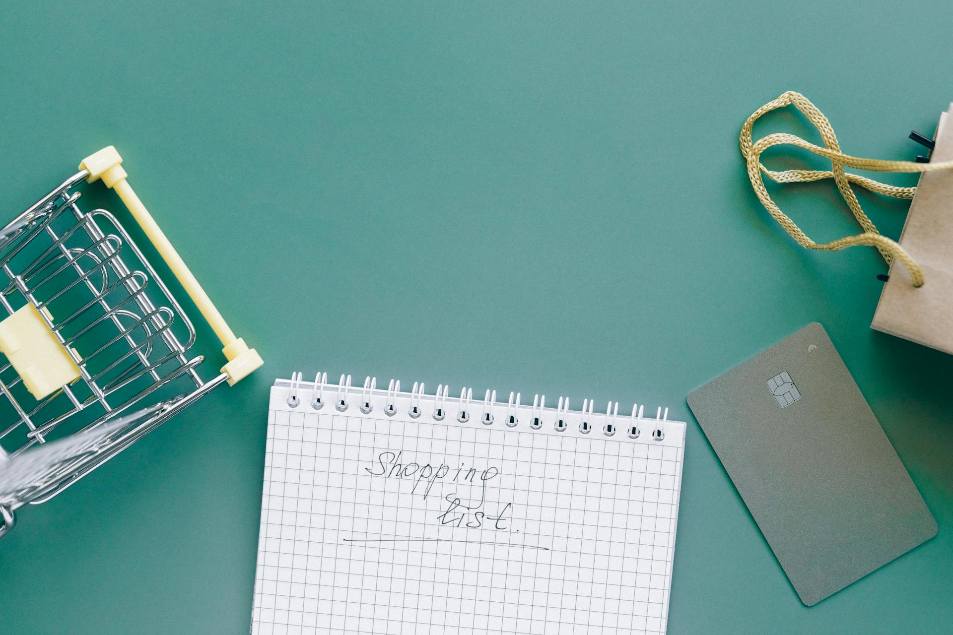 A shopping list | Source: Pexels