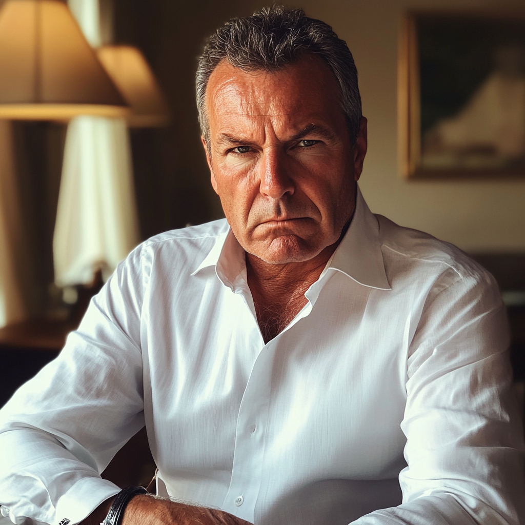 A close up of an angry man | Source: Midjourney