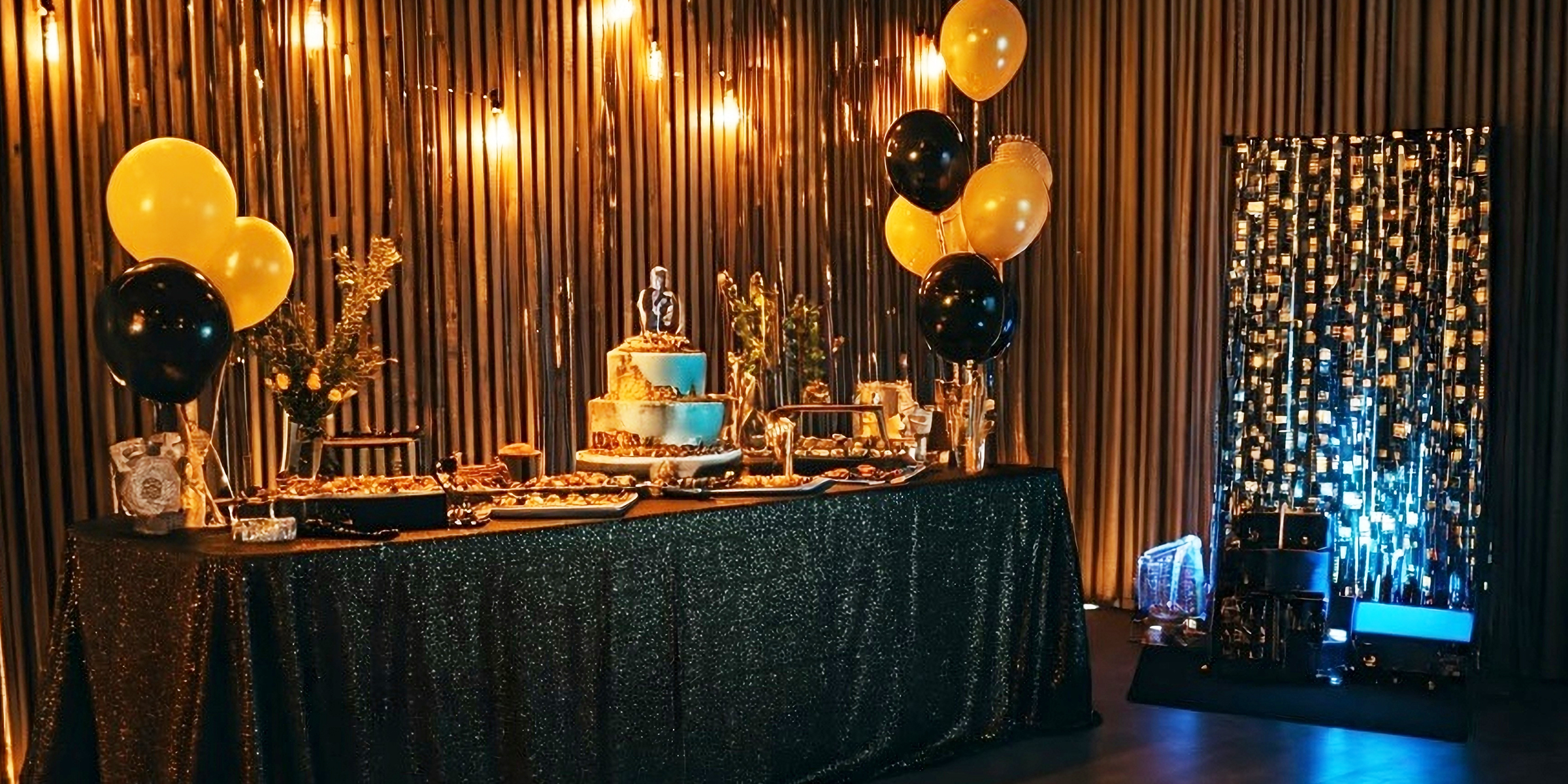 Party decorations surrounding a table | Source: Shutterstock