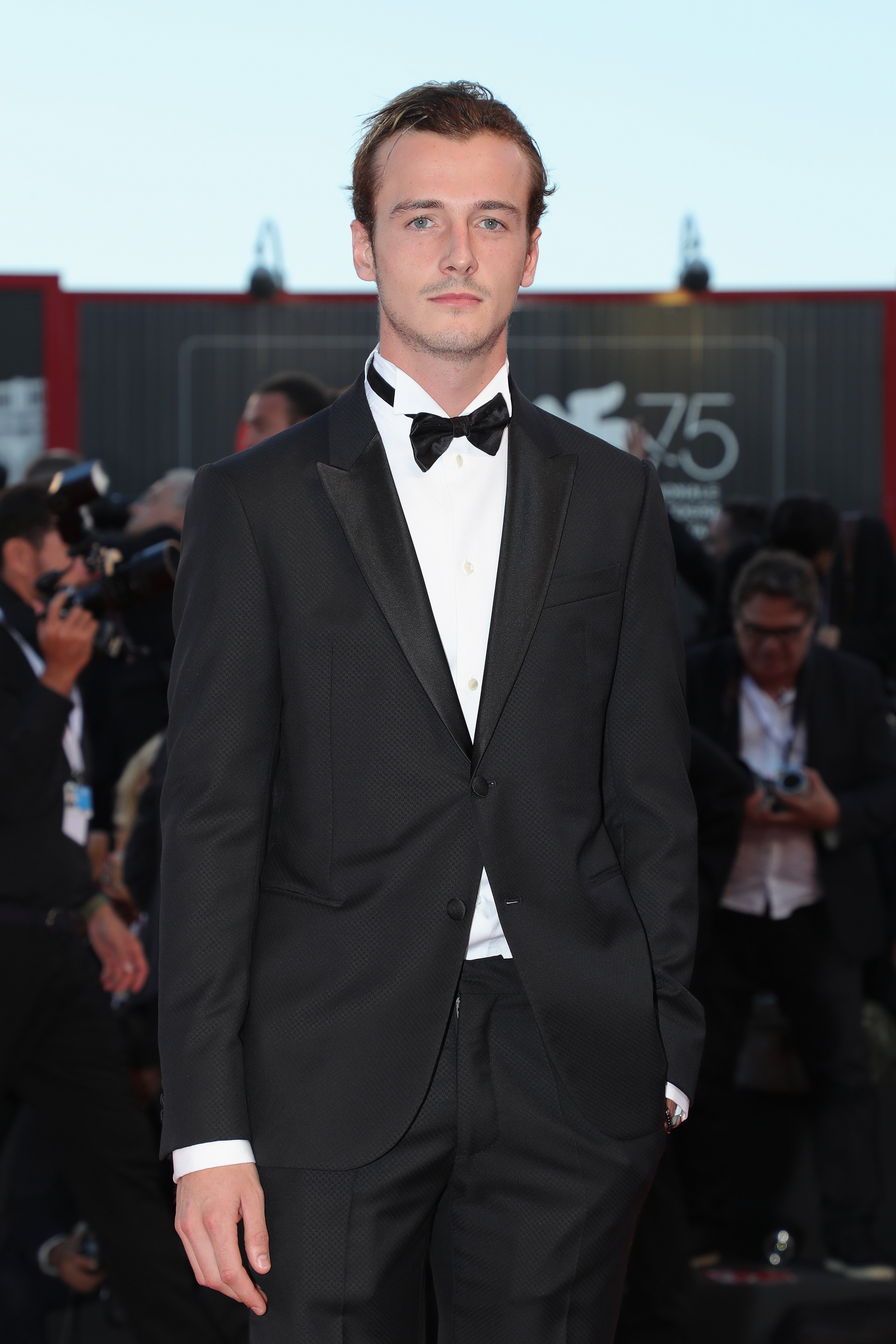 Micheál Richardson at the premiere of "Vox Lux" at the 75th Venice Film Festival on September 4, 2018 | Source: Getty Images