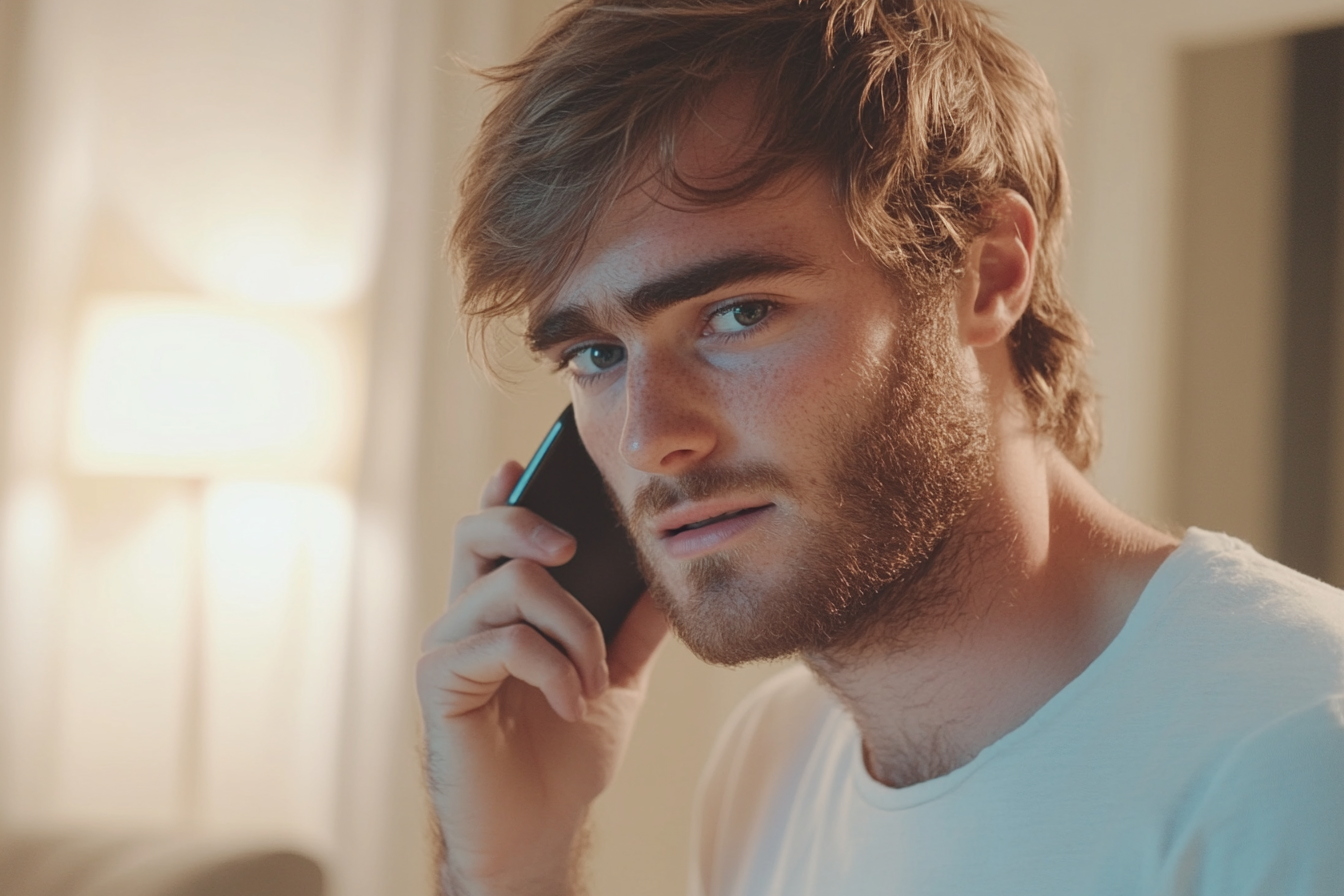 A man making a phone call | Source: Midjourney