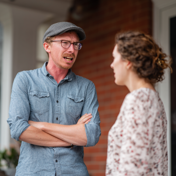 A man arguing with his wife | Source: Midjourney
