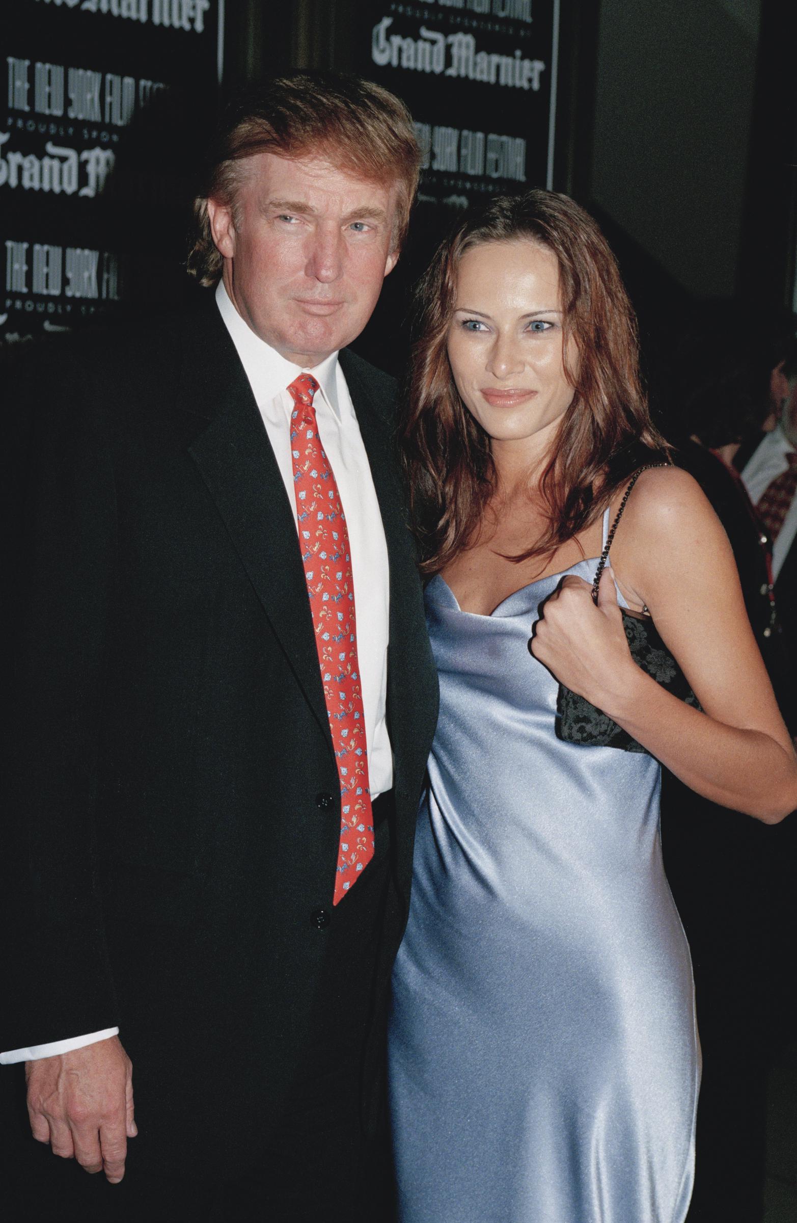 Donald and Melania Trump in New York in 1998. | Source: Getty Images