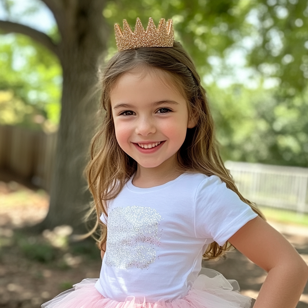 A smiling little girl | Source: Midjourney