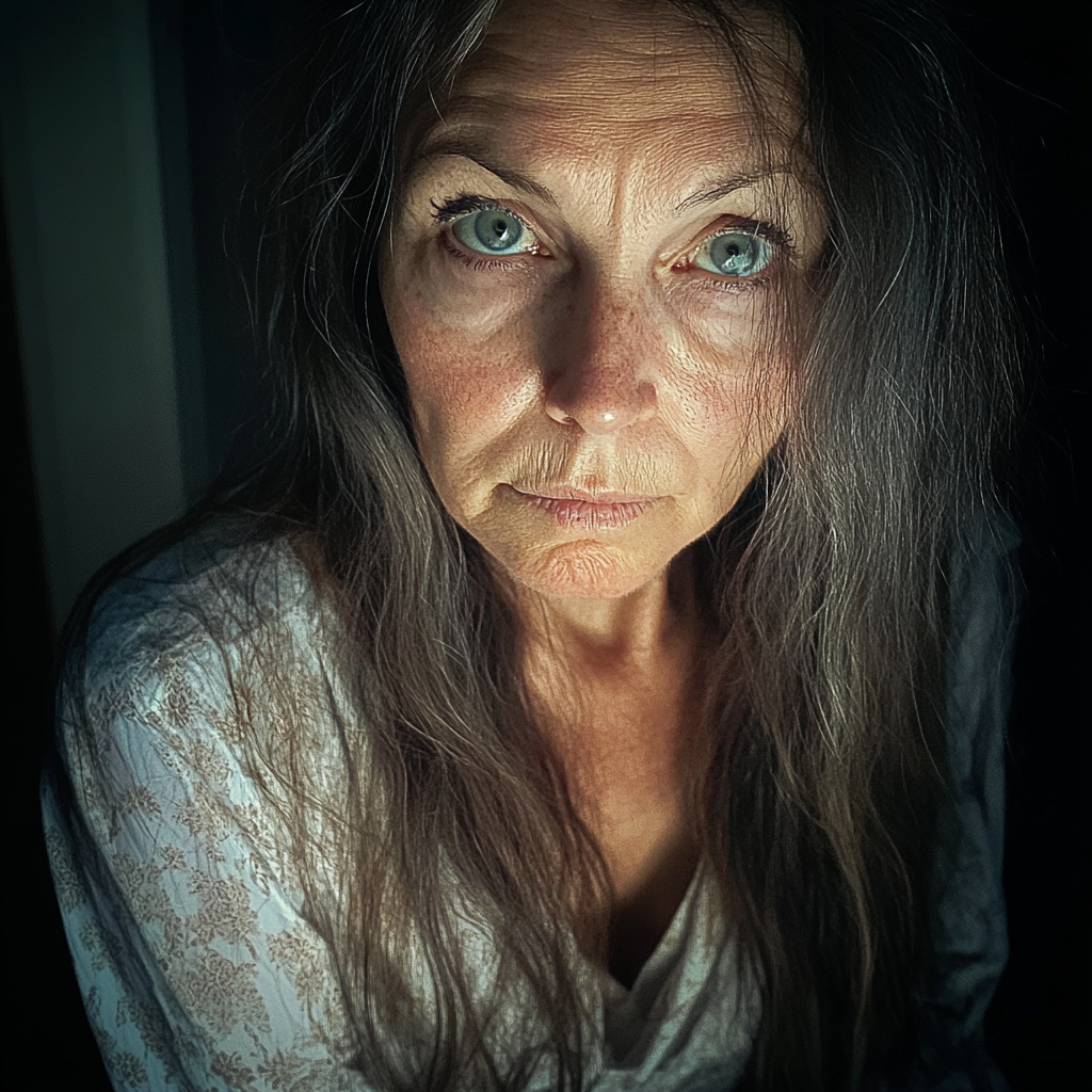 A close up of an older woman | Source: Midjourney