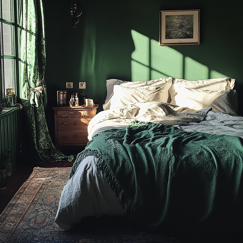 A slept-in bed | Source: Midjourney