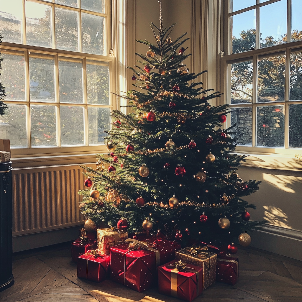 A Christmas tree | Source: Midjourney