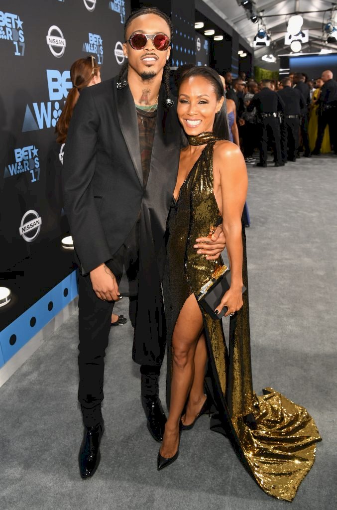 August Alsina and Jada Pinkett Smith at the 2017 BET Awards at Staples Center on June 25, 2017, in Los Angeles, California. | Photo by Paras Griffin/Getty Images for BET