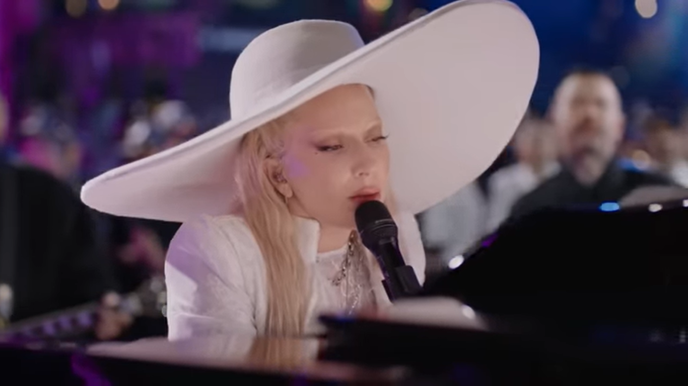 Lady Gaga at the Super Bowl | Source: YouTube/NFL